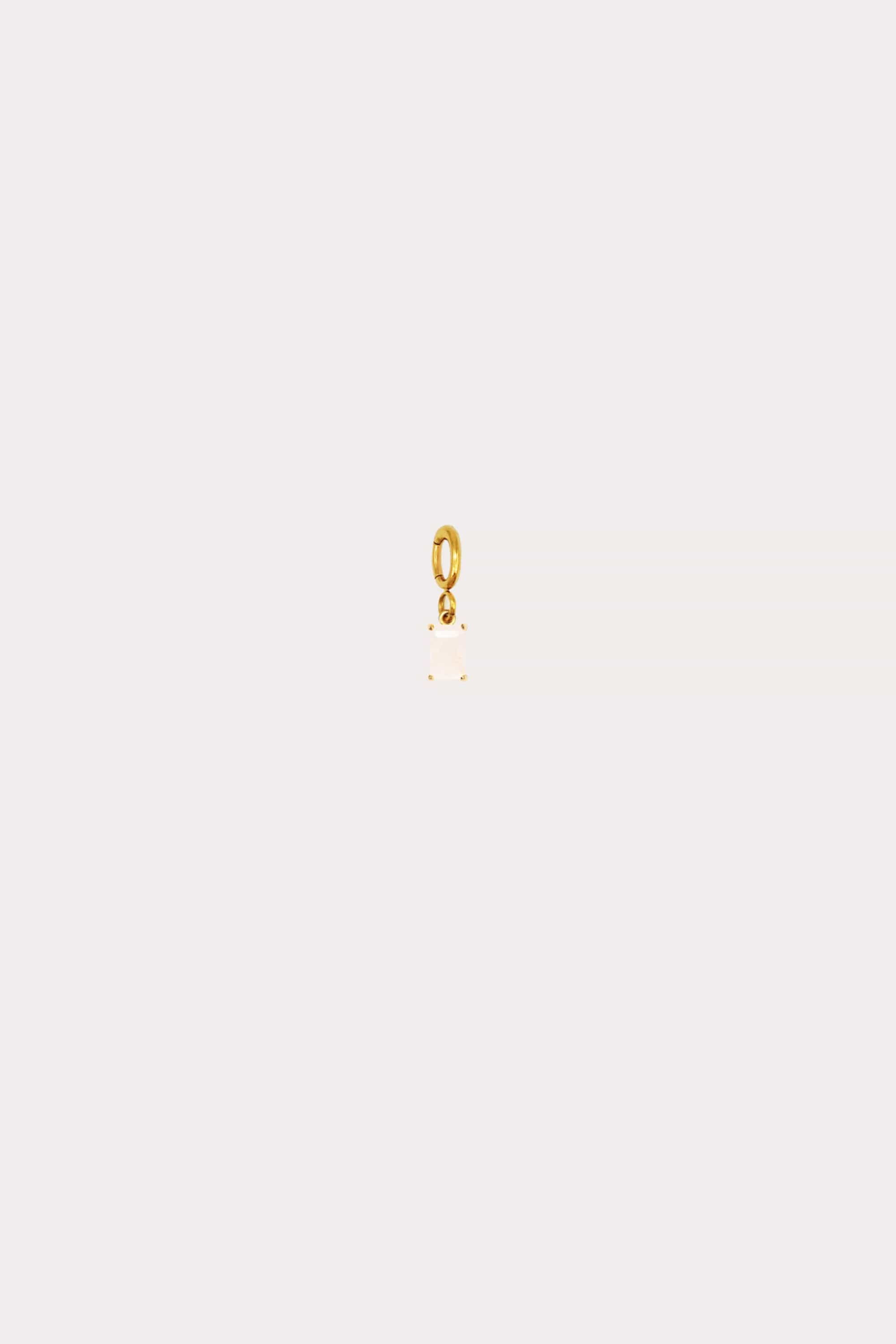 Birthstone Square Charm