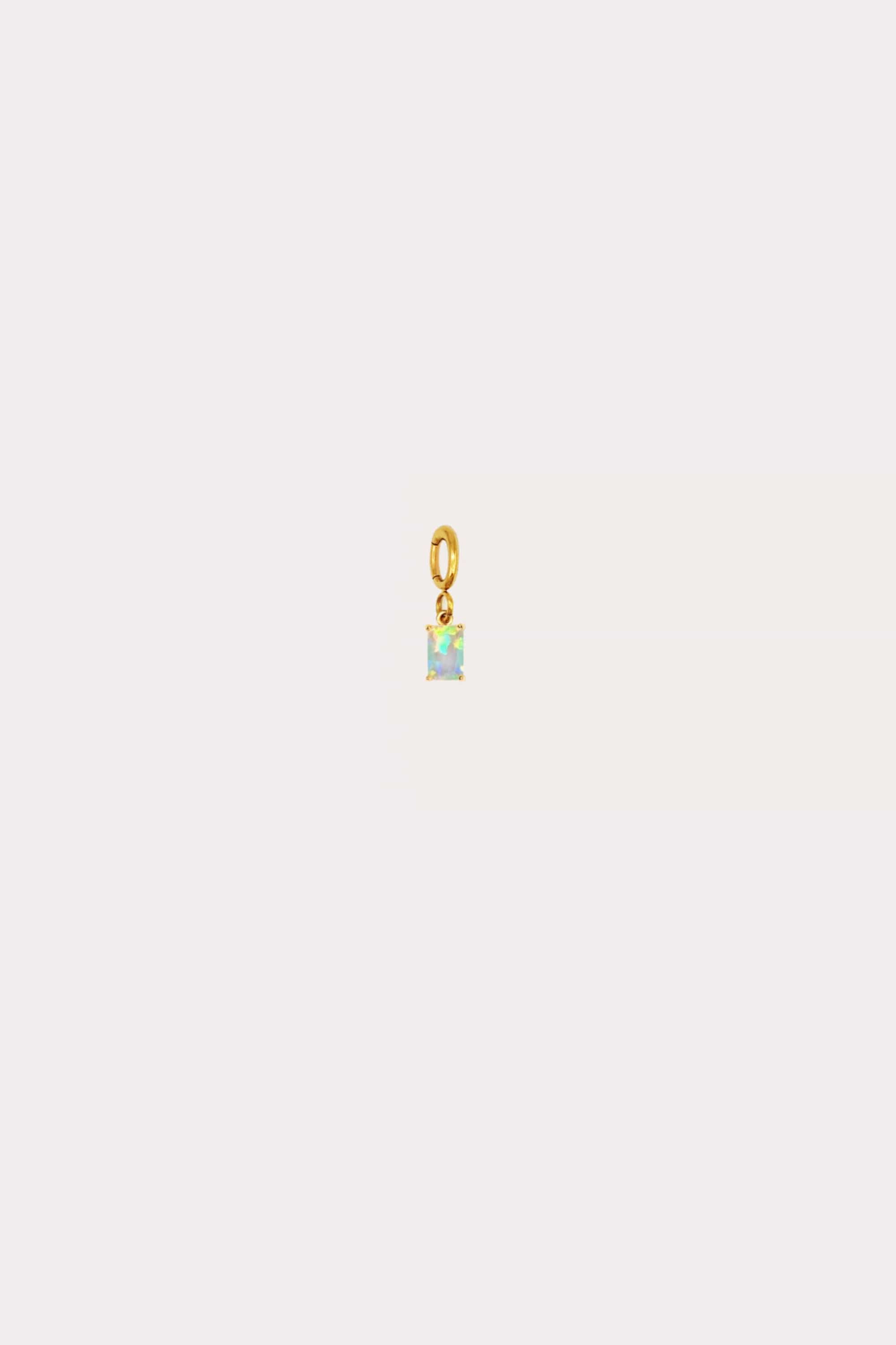Birthstone Square Charm