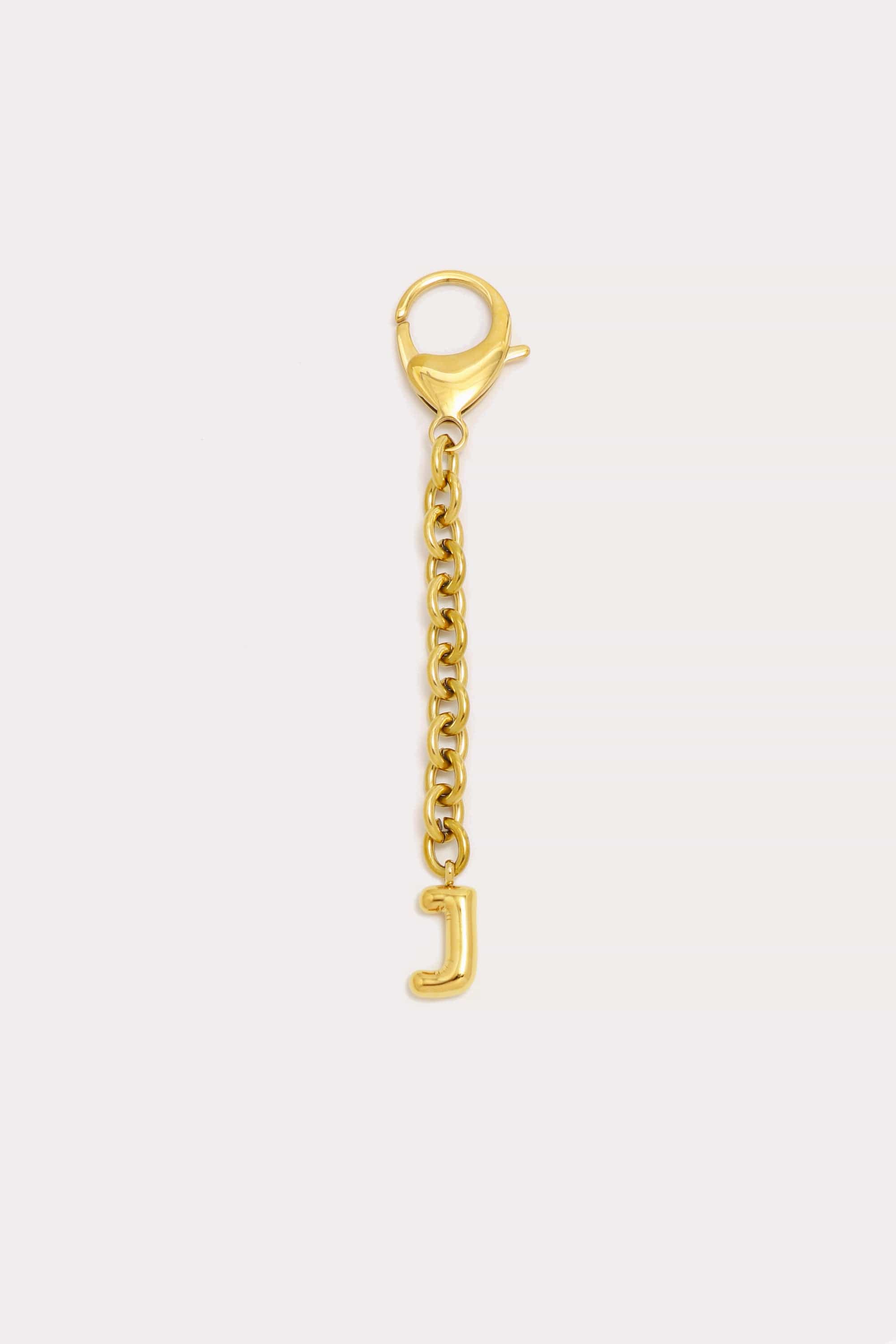 Bubble Initial Keychain
