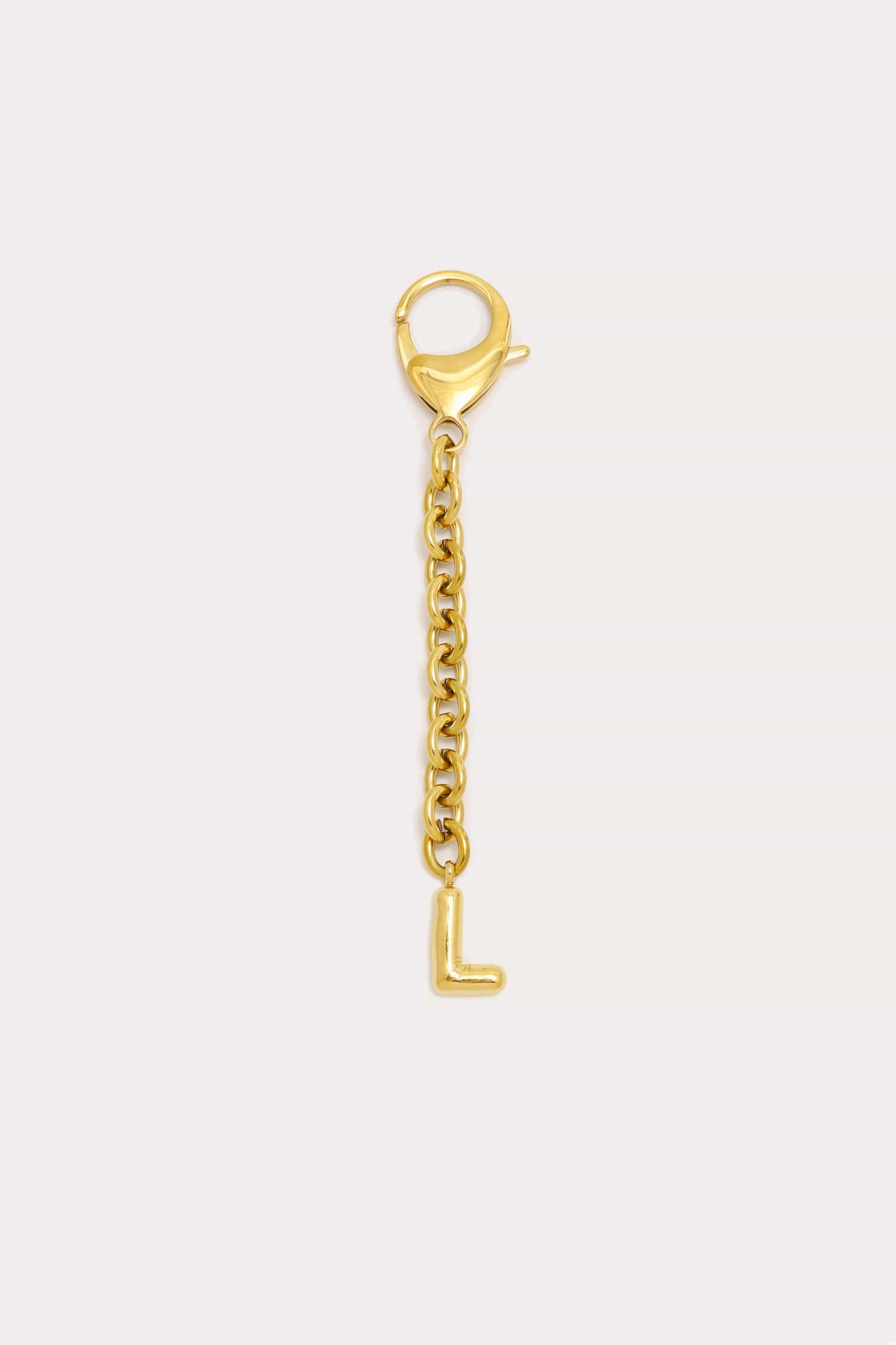 Bubble Initial Keychain