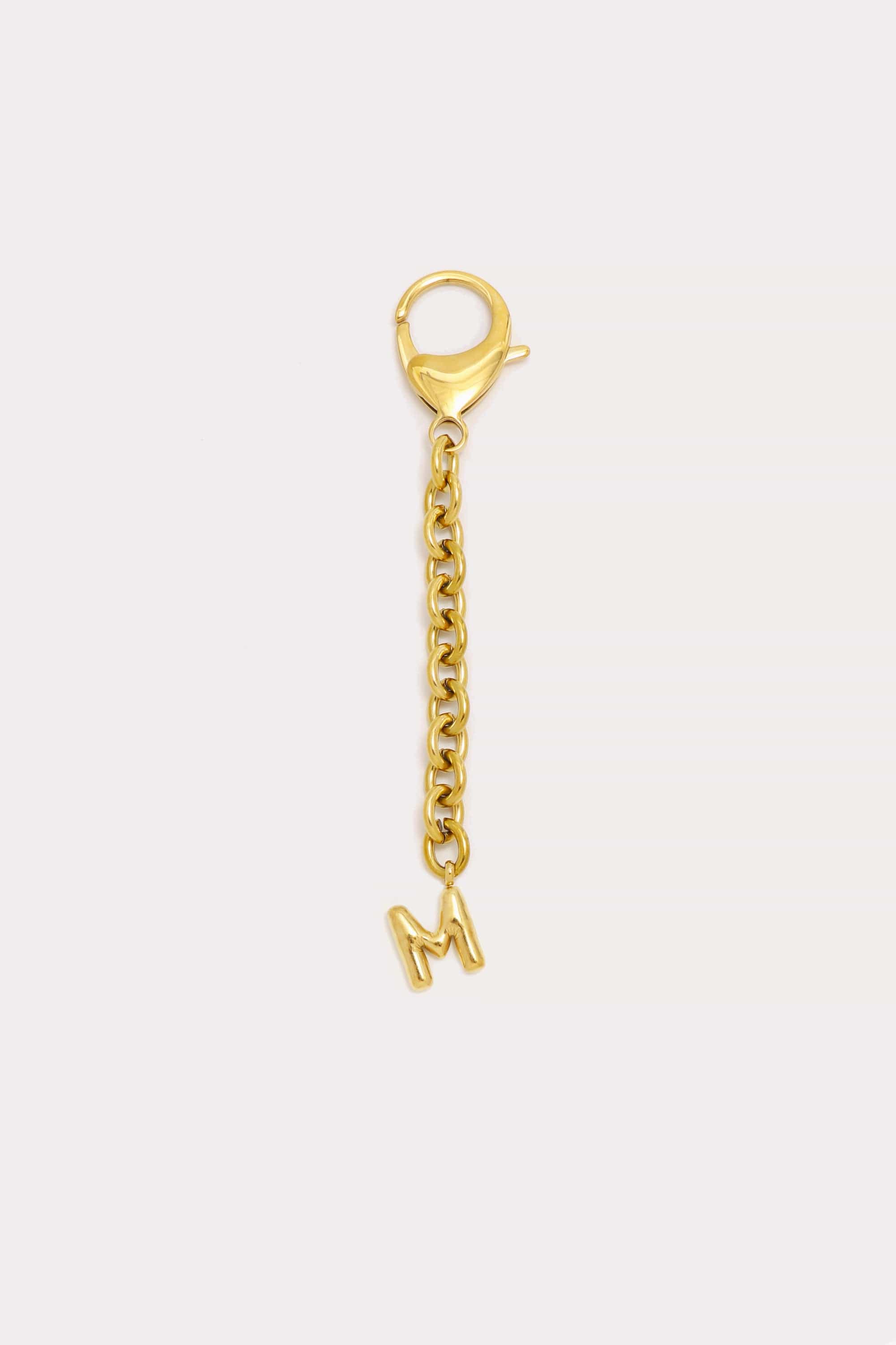 Bubble Initial Keychain