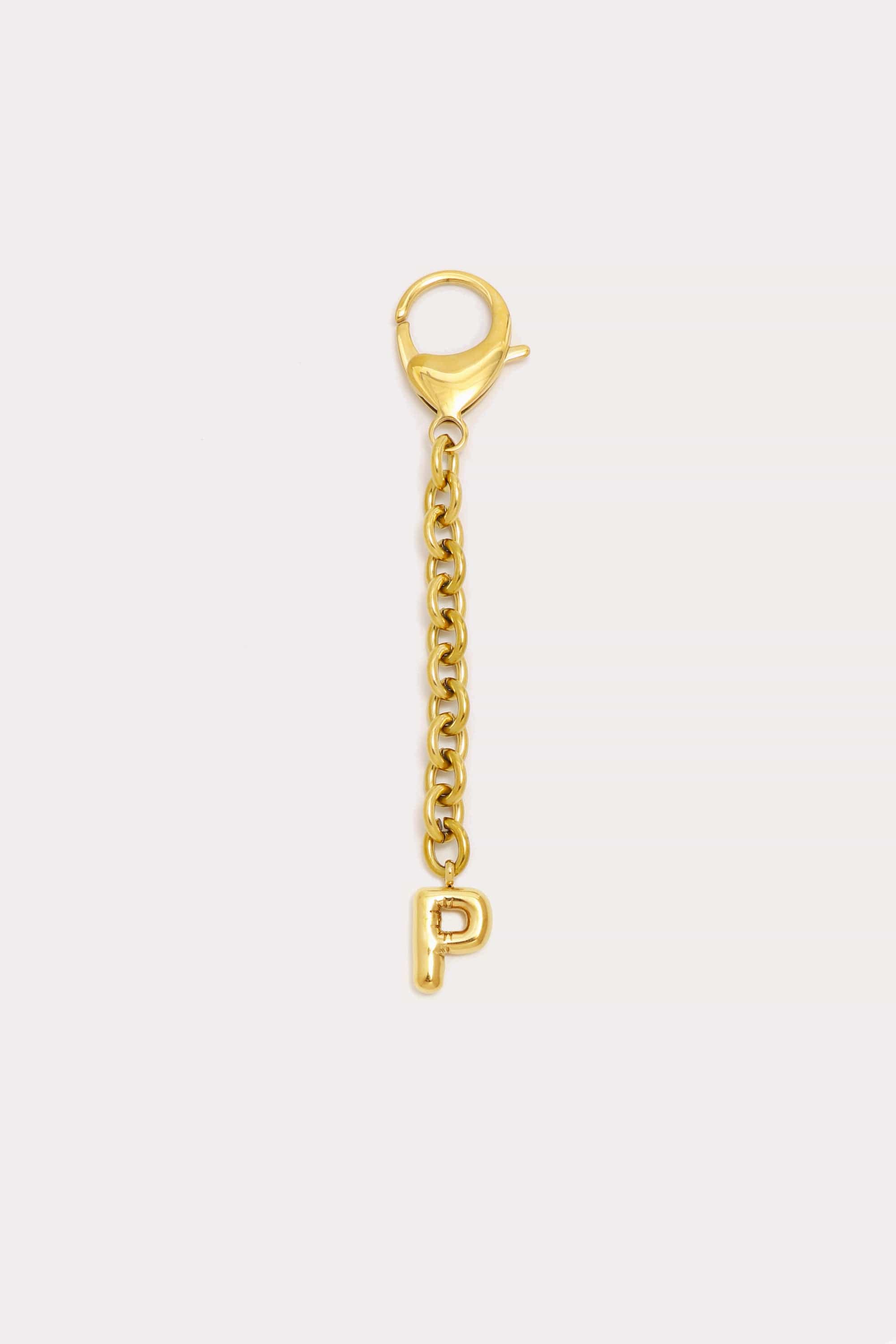 Bubble Initial Keychain