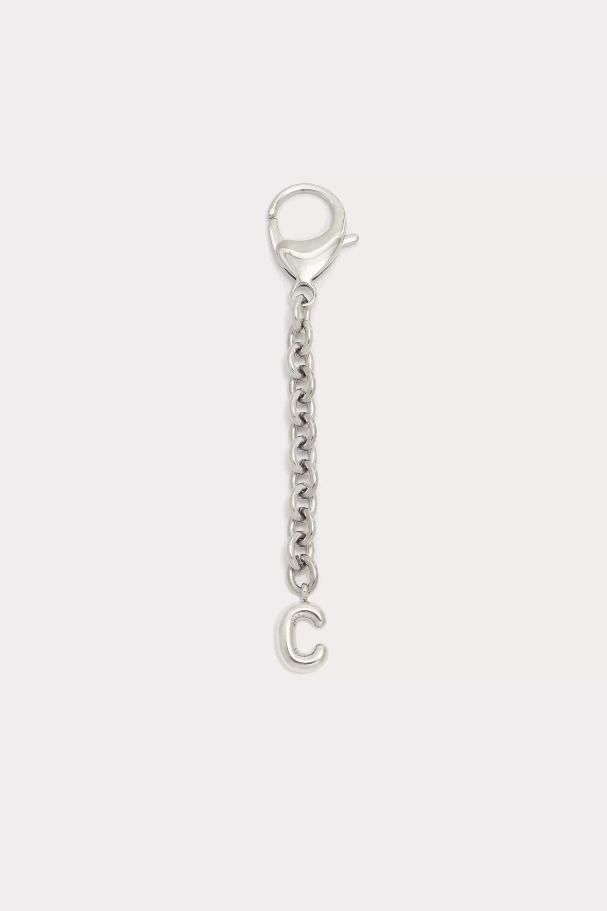 Bubble Initial Keychain