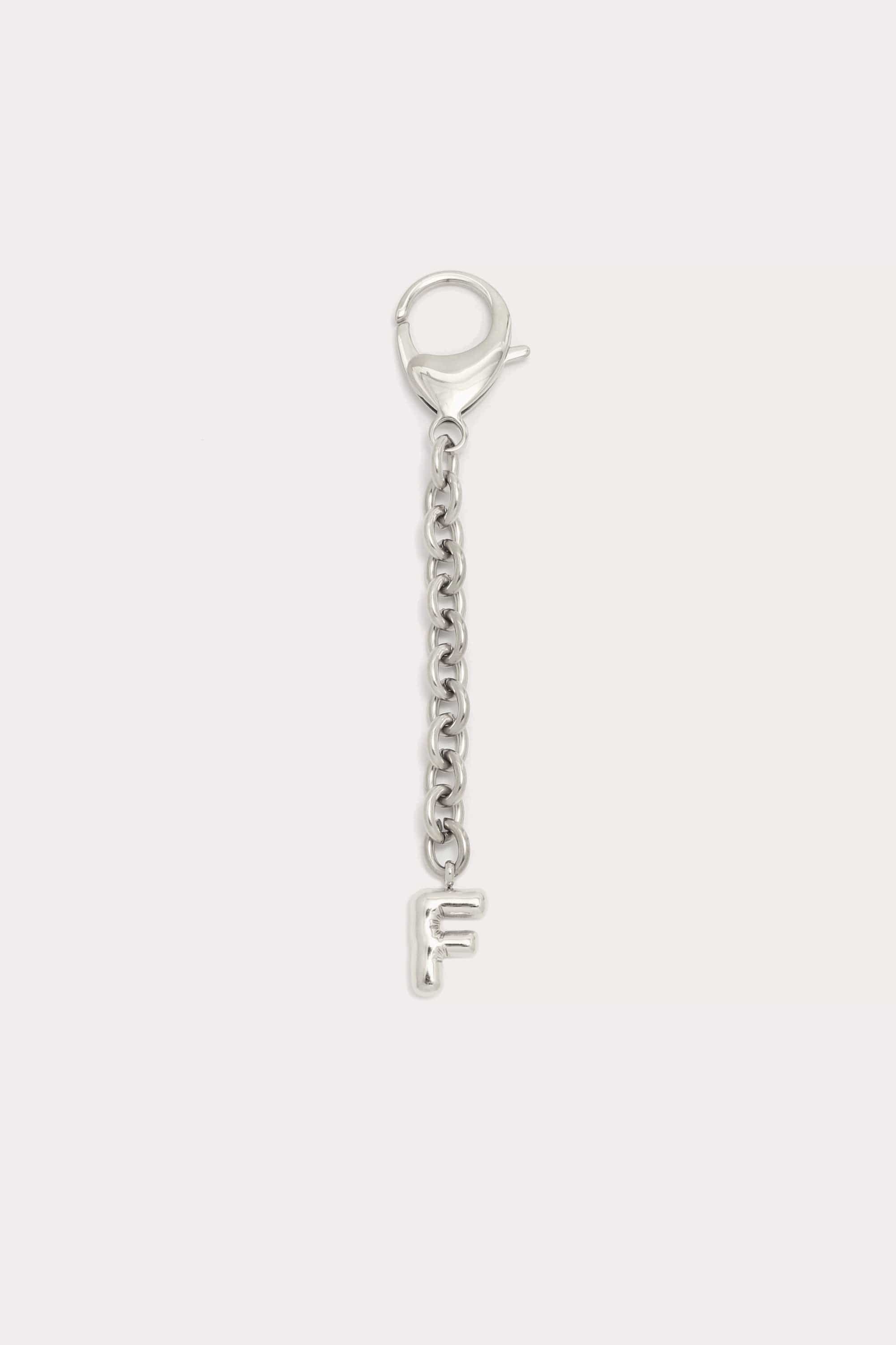 Bubble Initial Keychain