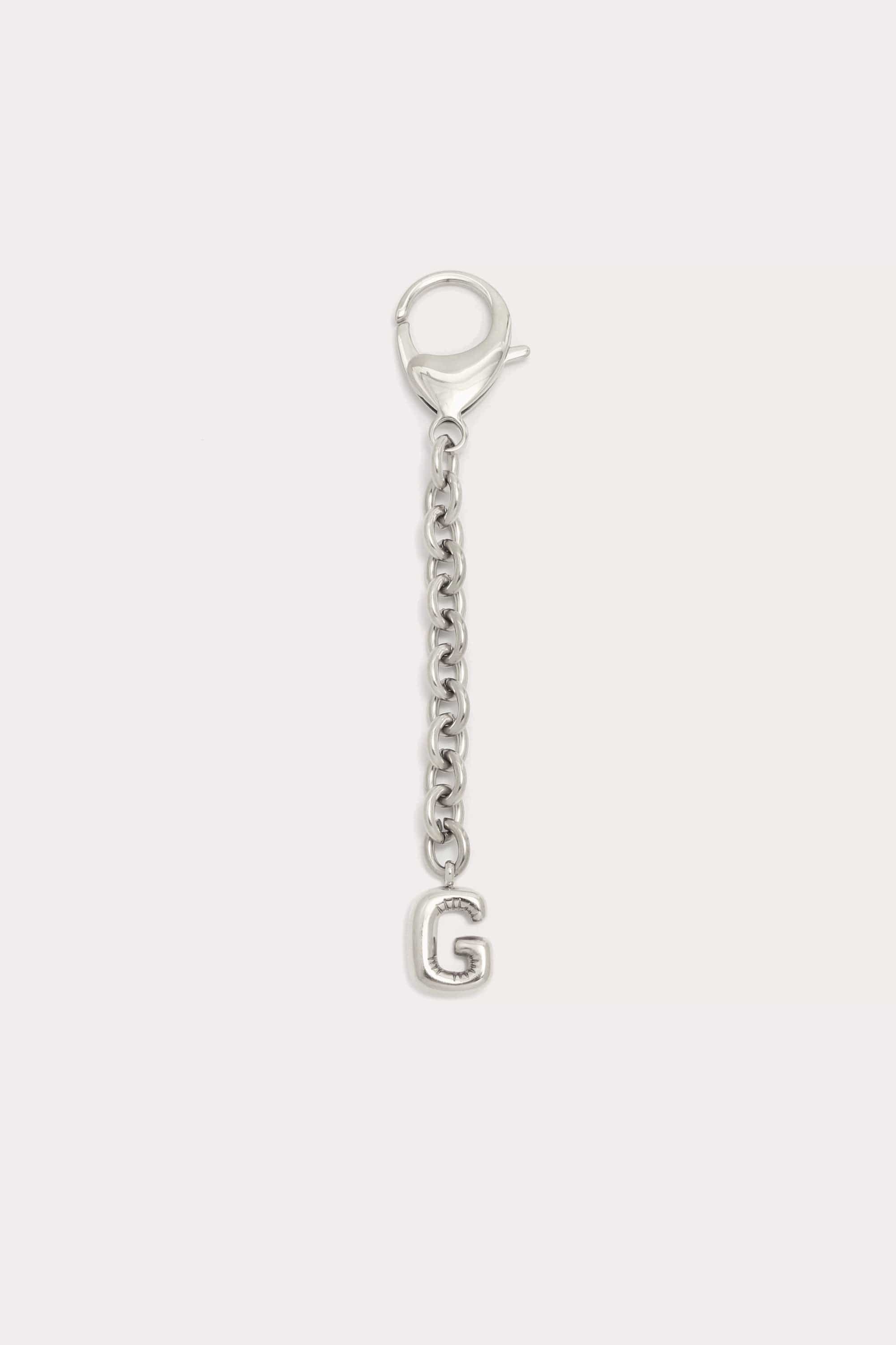 Bubble Initial Keychain