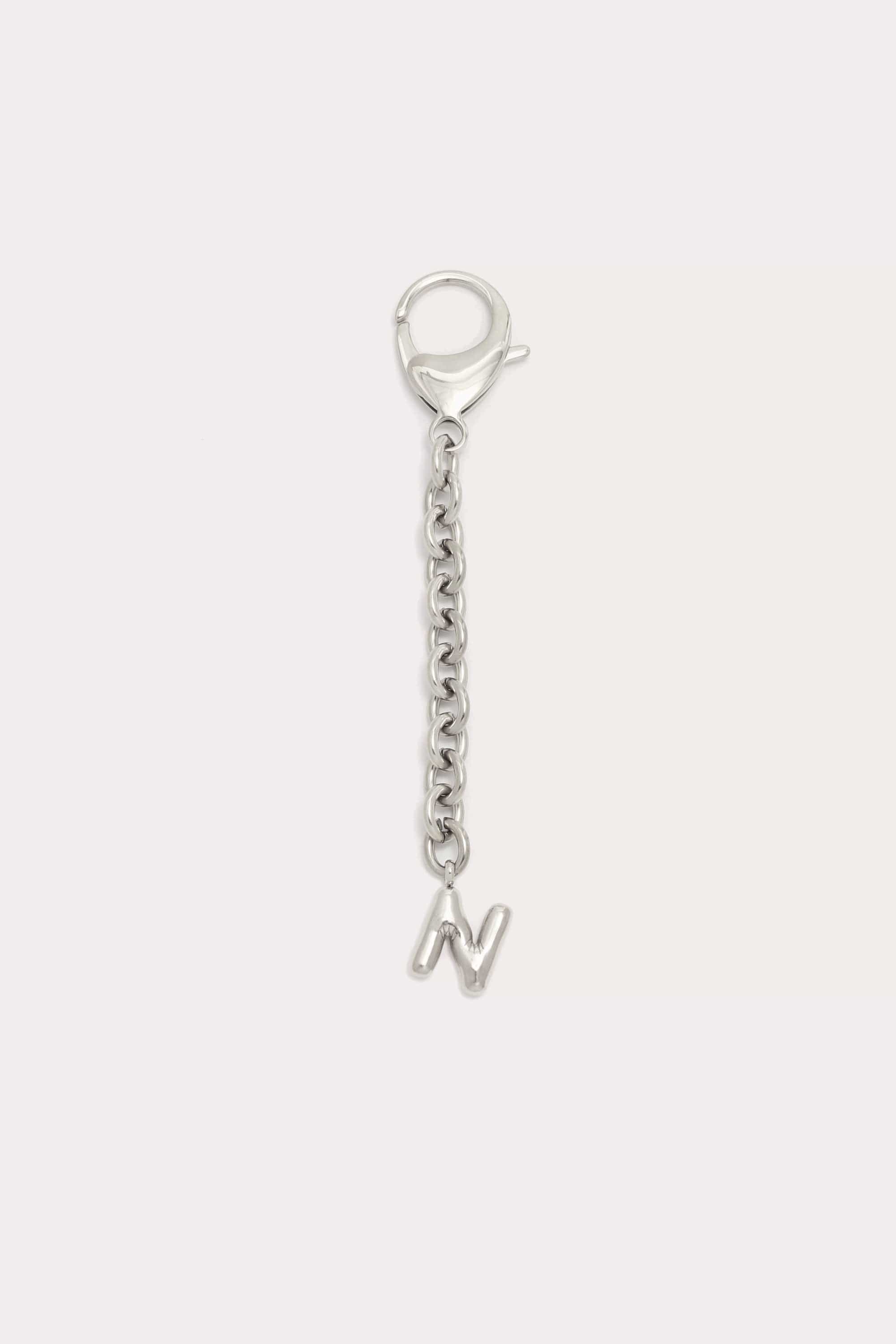 Bubble Initial Keychain