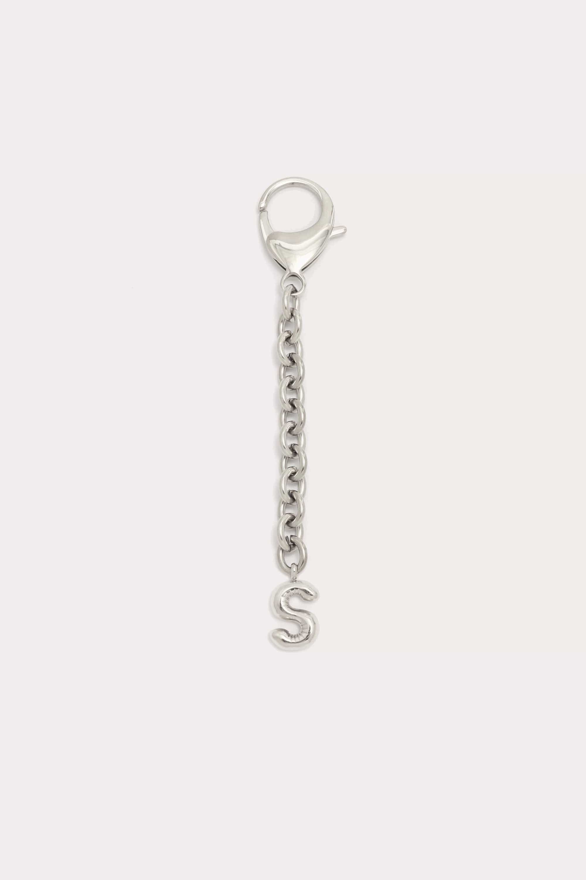 Bubble Initial Keychain