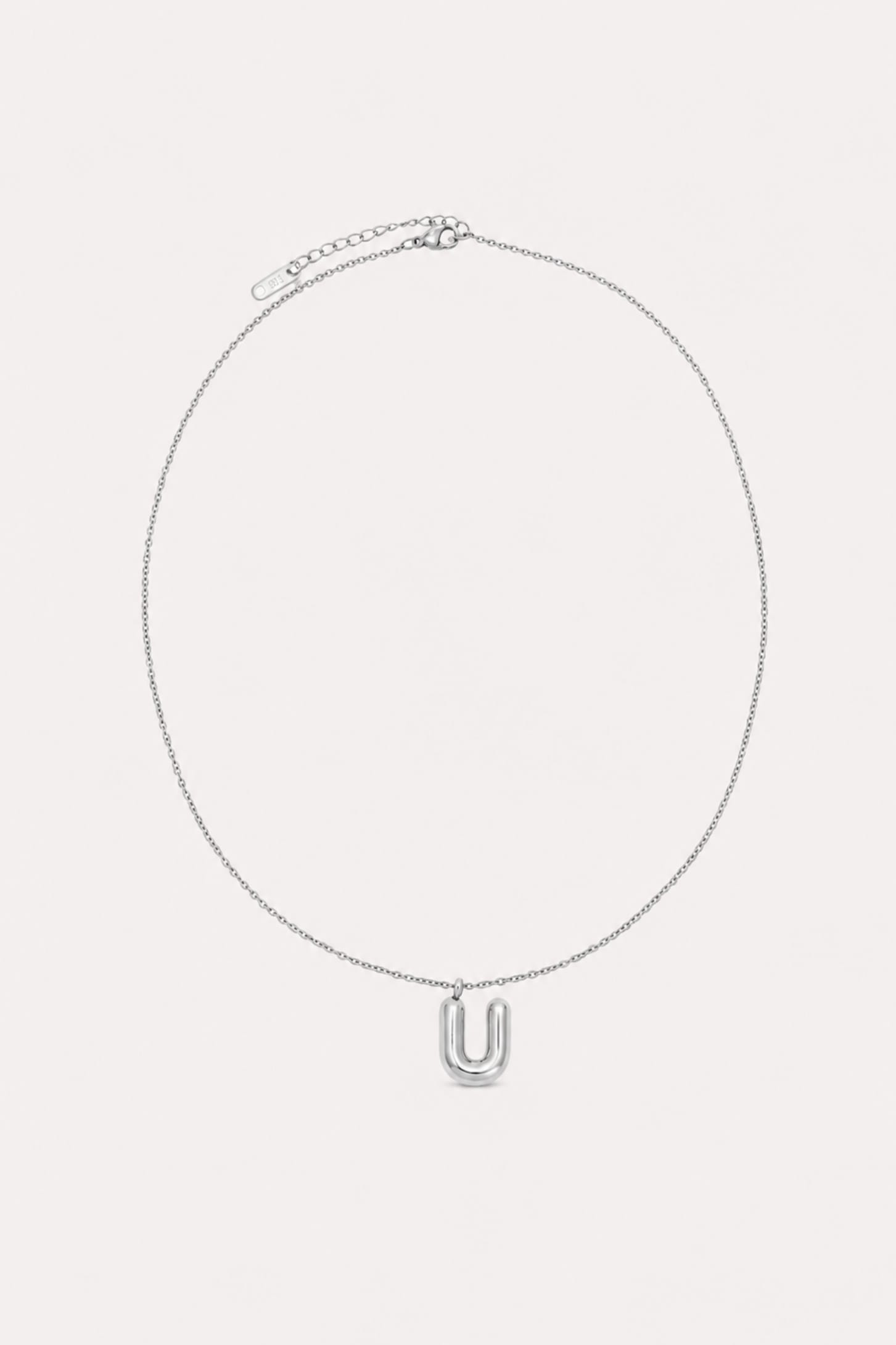 Bubble Initial Necklace