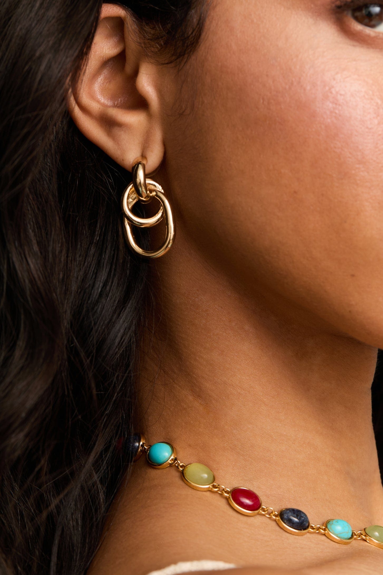 Hooked Chain Earrings