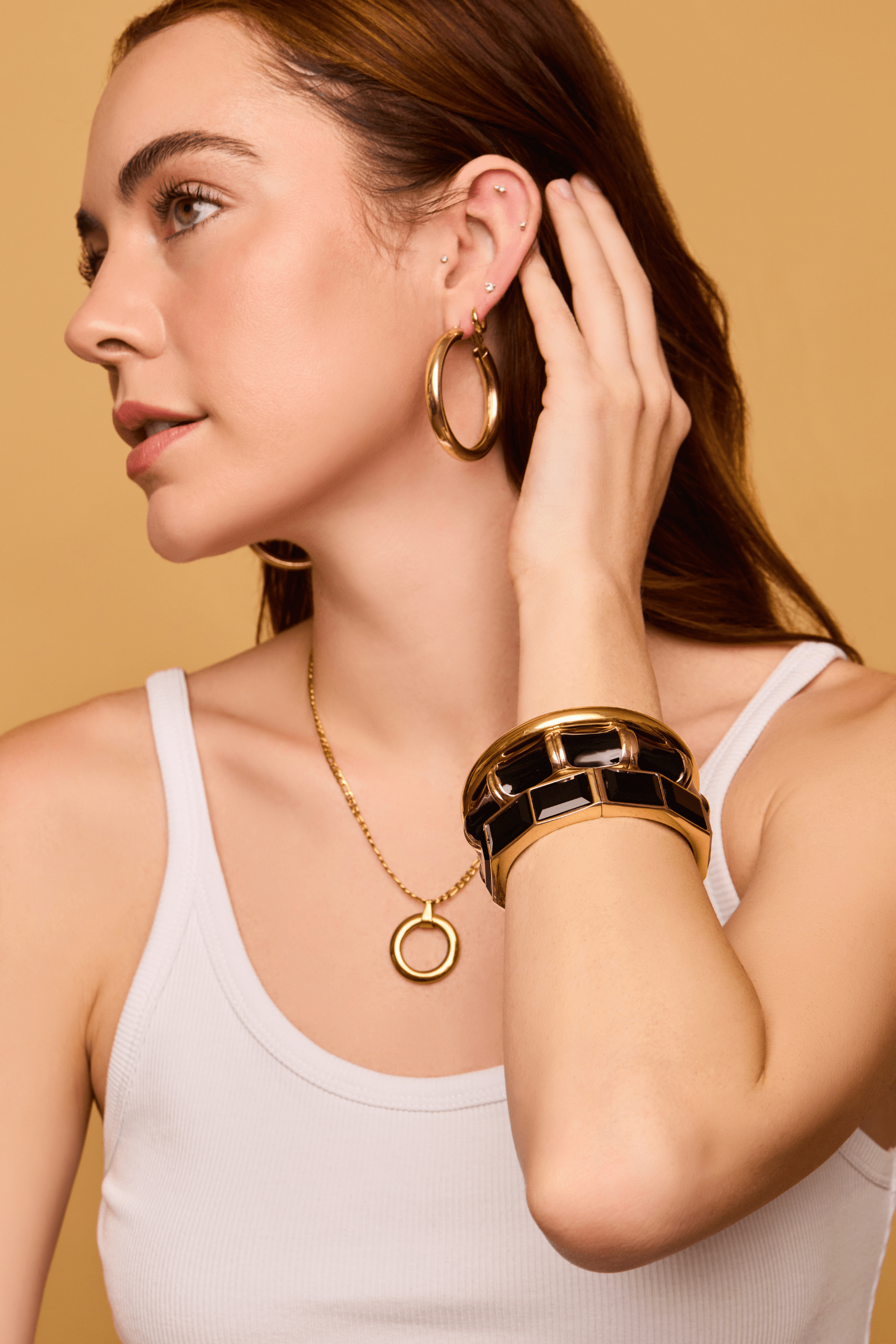 Enamel Stripe Cuff