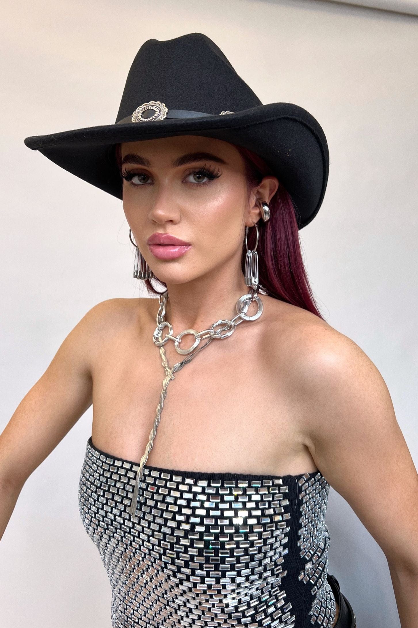 Safety Pin Hoops