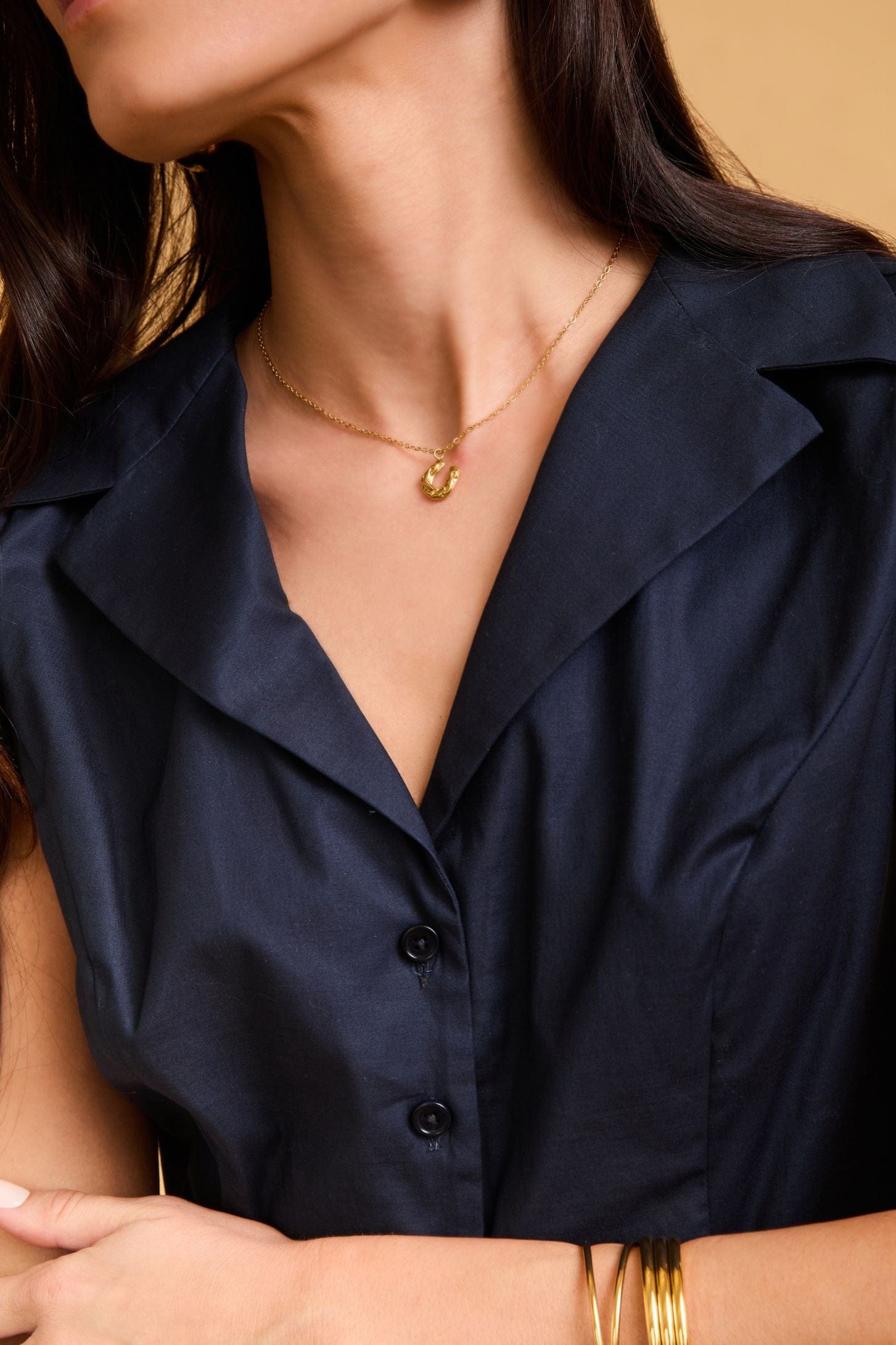 Horse Shoe Charm Necklace