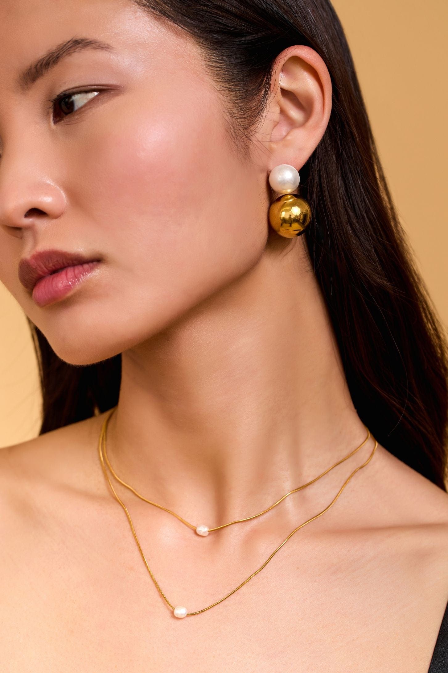 Layered Pearl Necklace