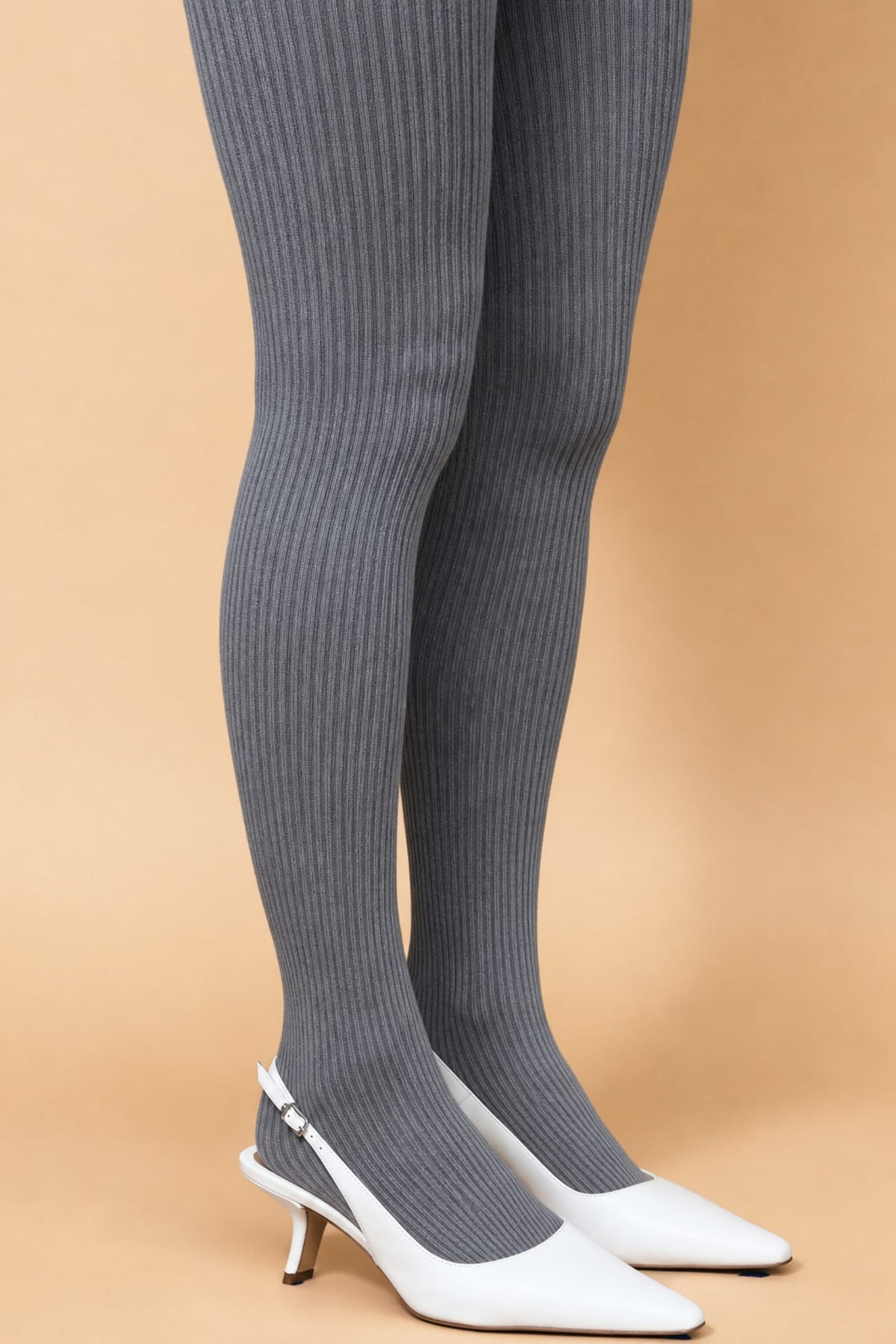 Ribbed Knit Tights