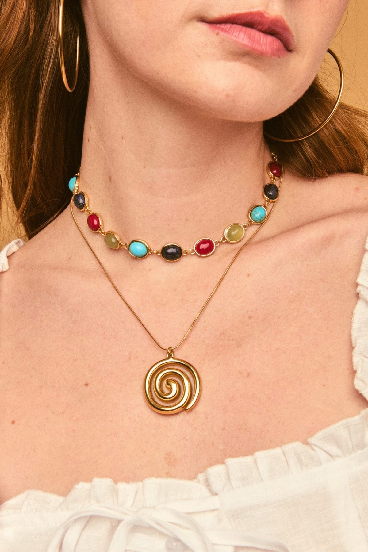 Swirl Chain Necklace