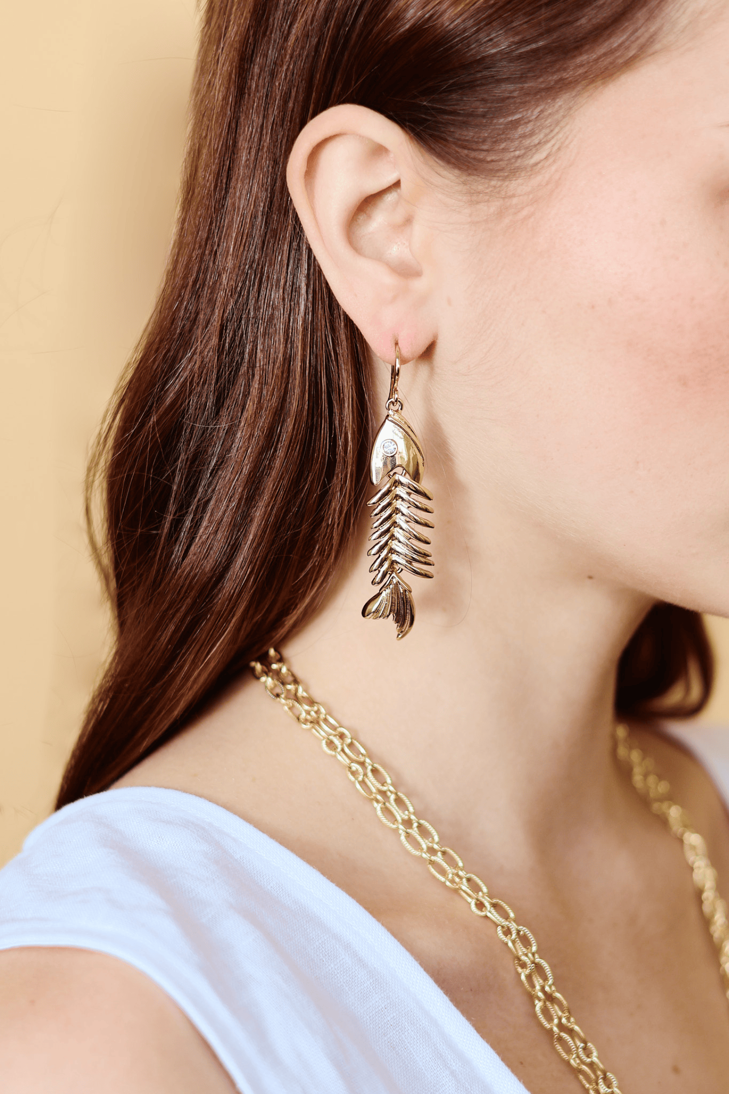 Fishbone Earrings