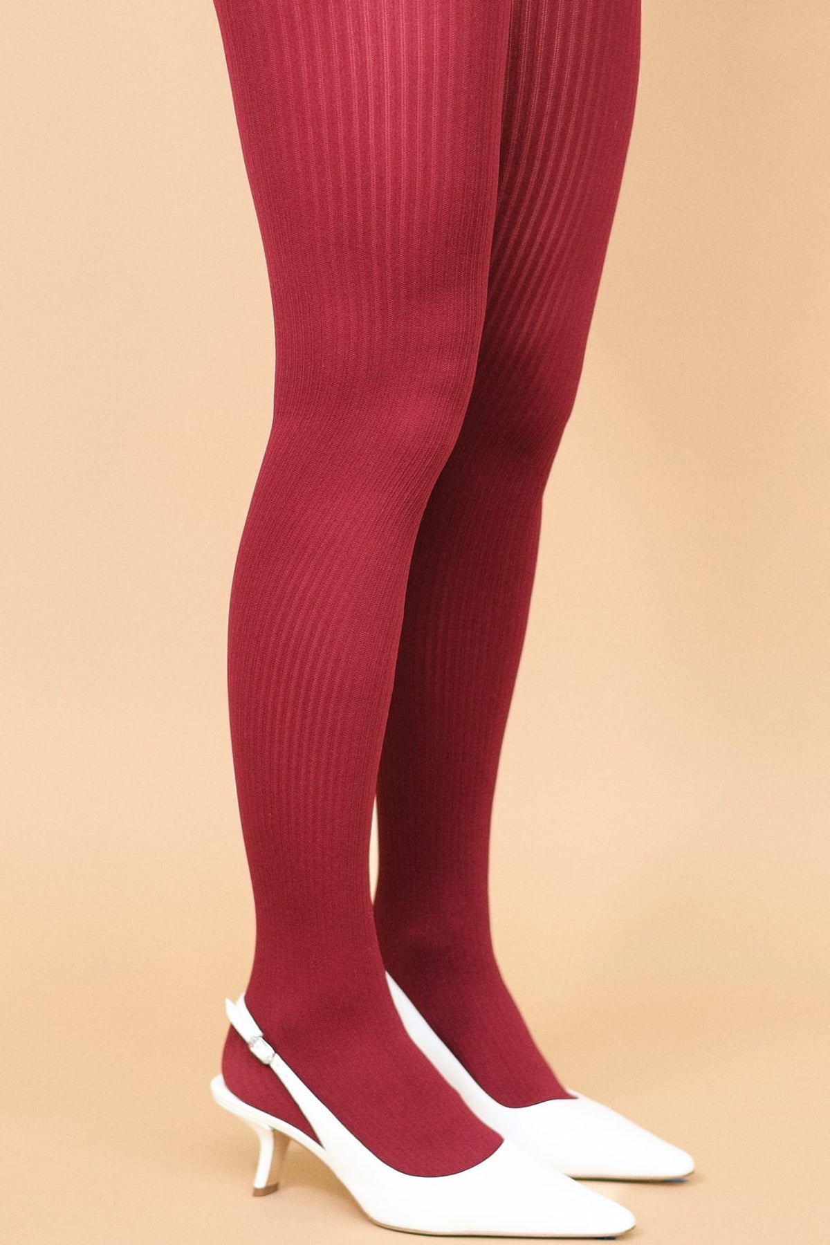 Ribbed Knit Tights