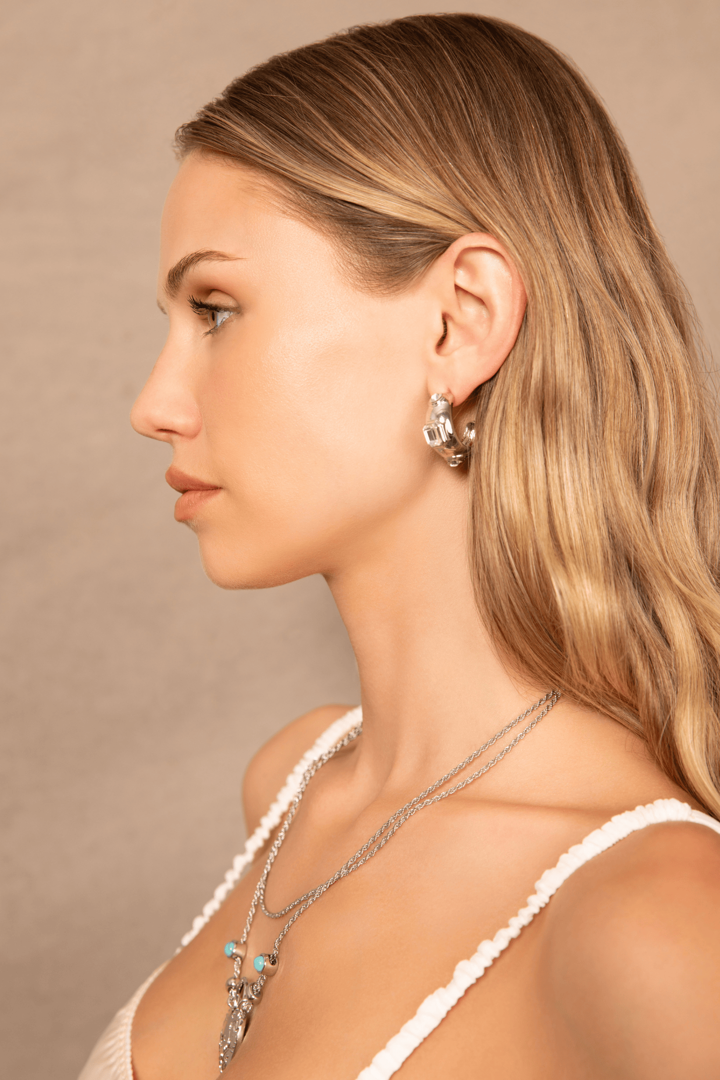 Gardenia Hoops