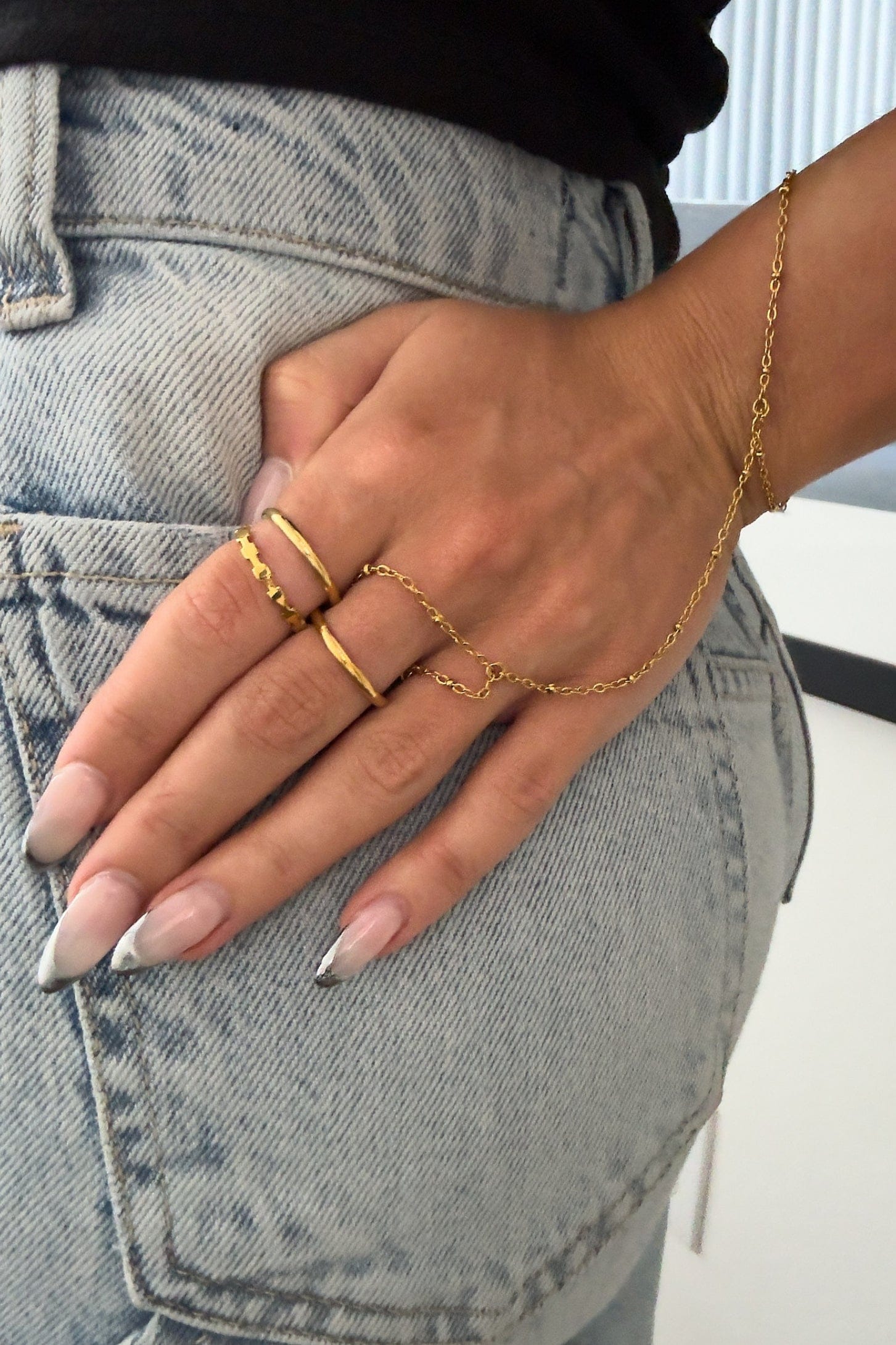 Paz Hand Chain Bracelet