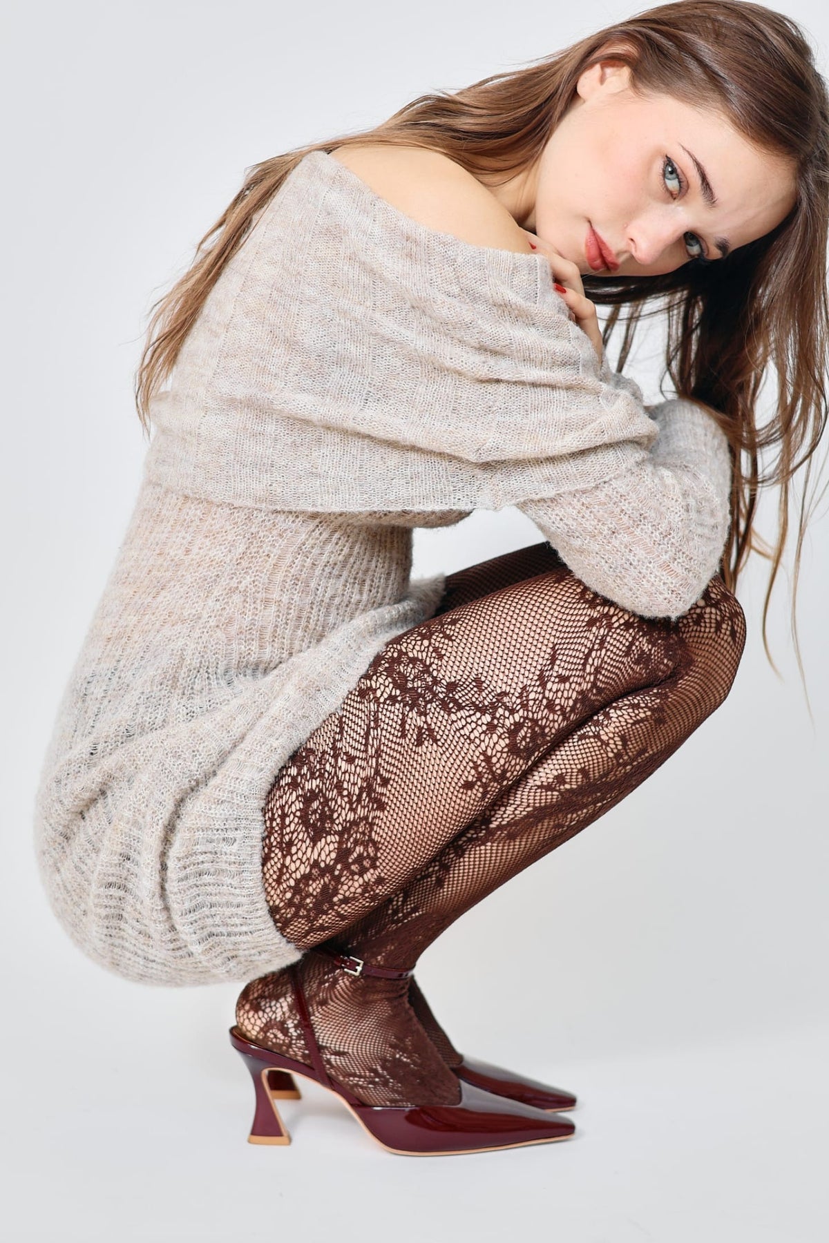 Stretch Lace Tights