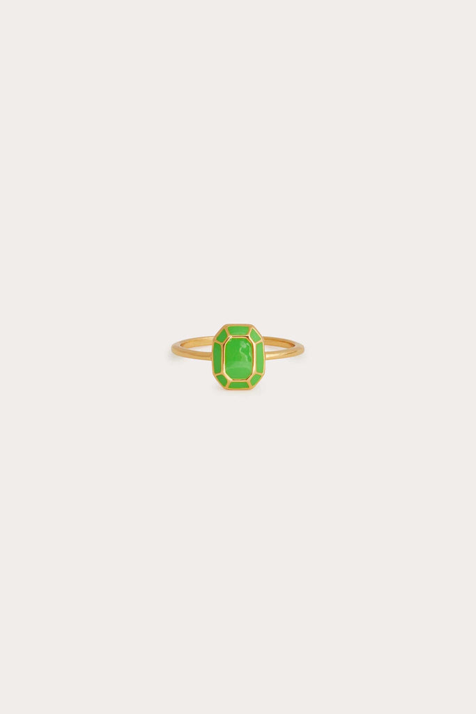 Enamel Gem Ring
