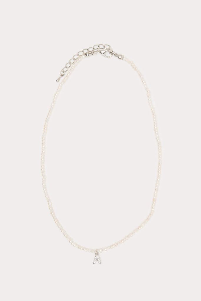 Initial Pearl Necklace