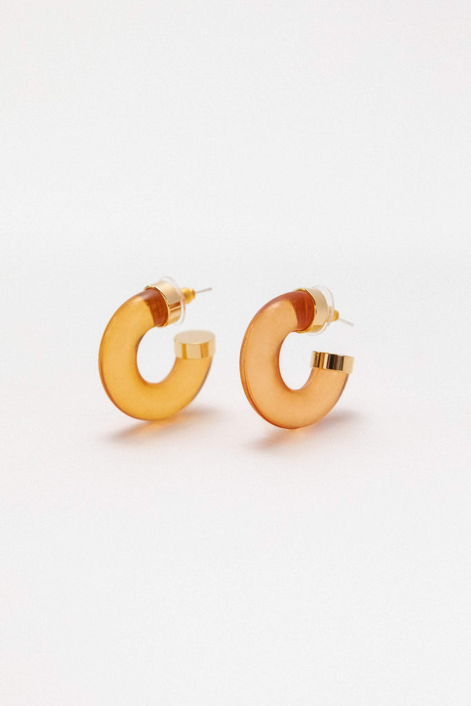 Amber Chubby Hoops