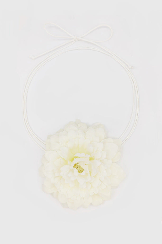 Dahlia Flower Necklace