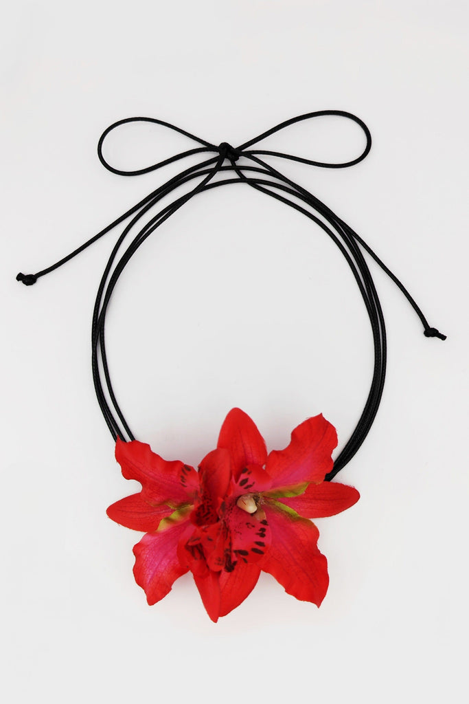 Orchid Flower Necklace