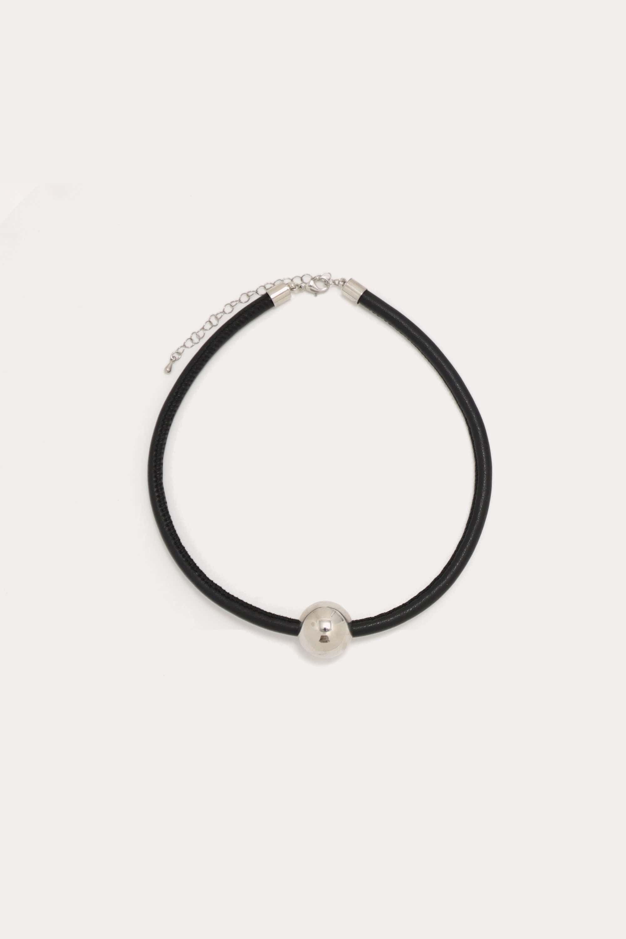 Large Ball Corded Necklace