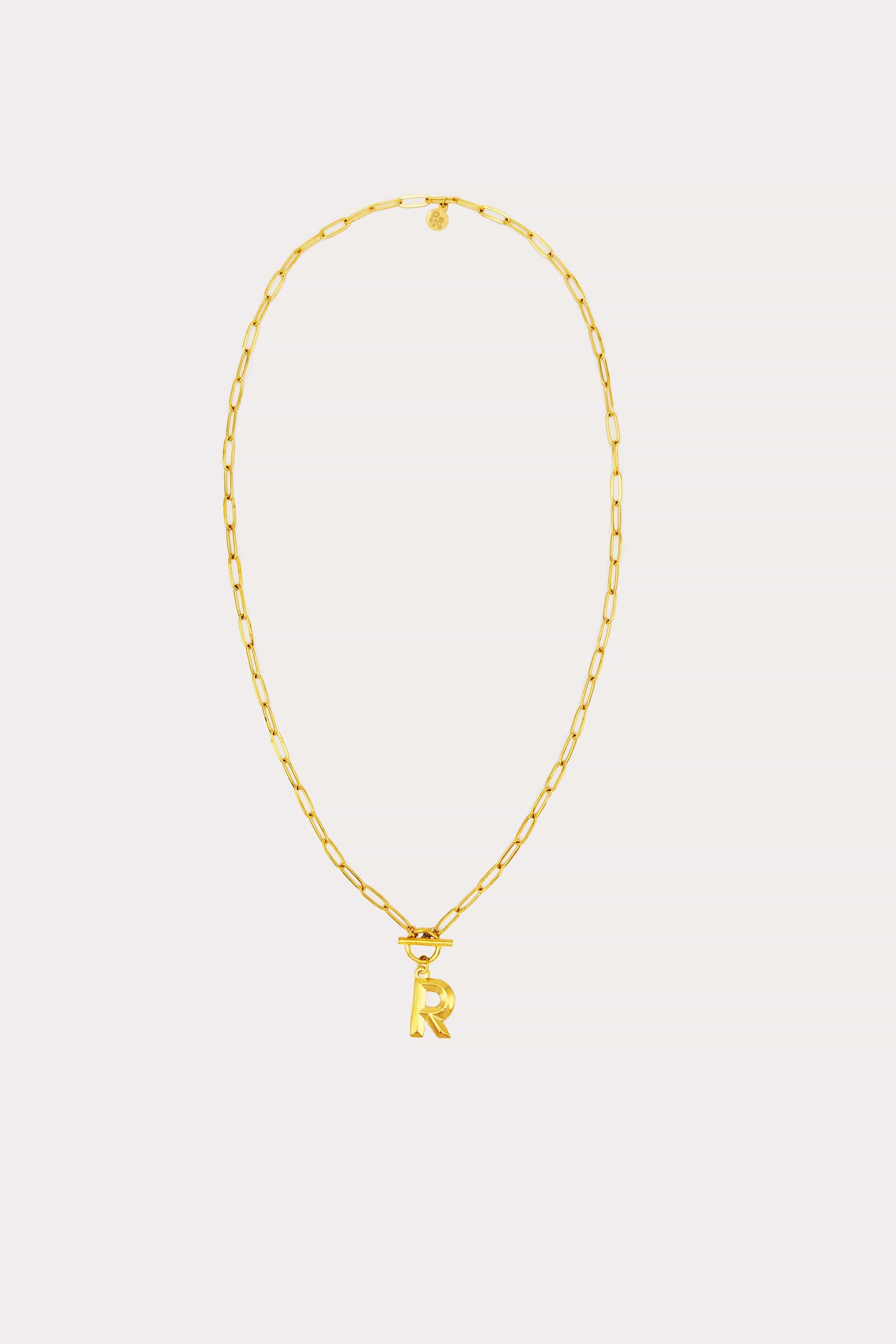 Paperclip Initial Necklace