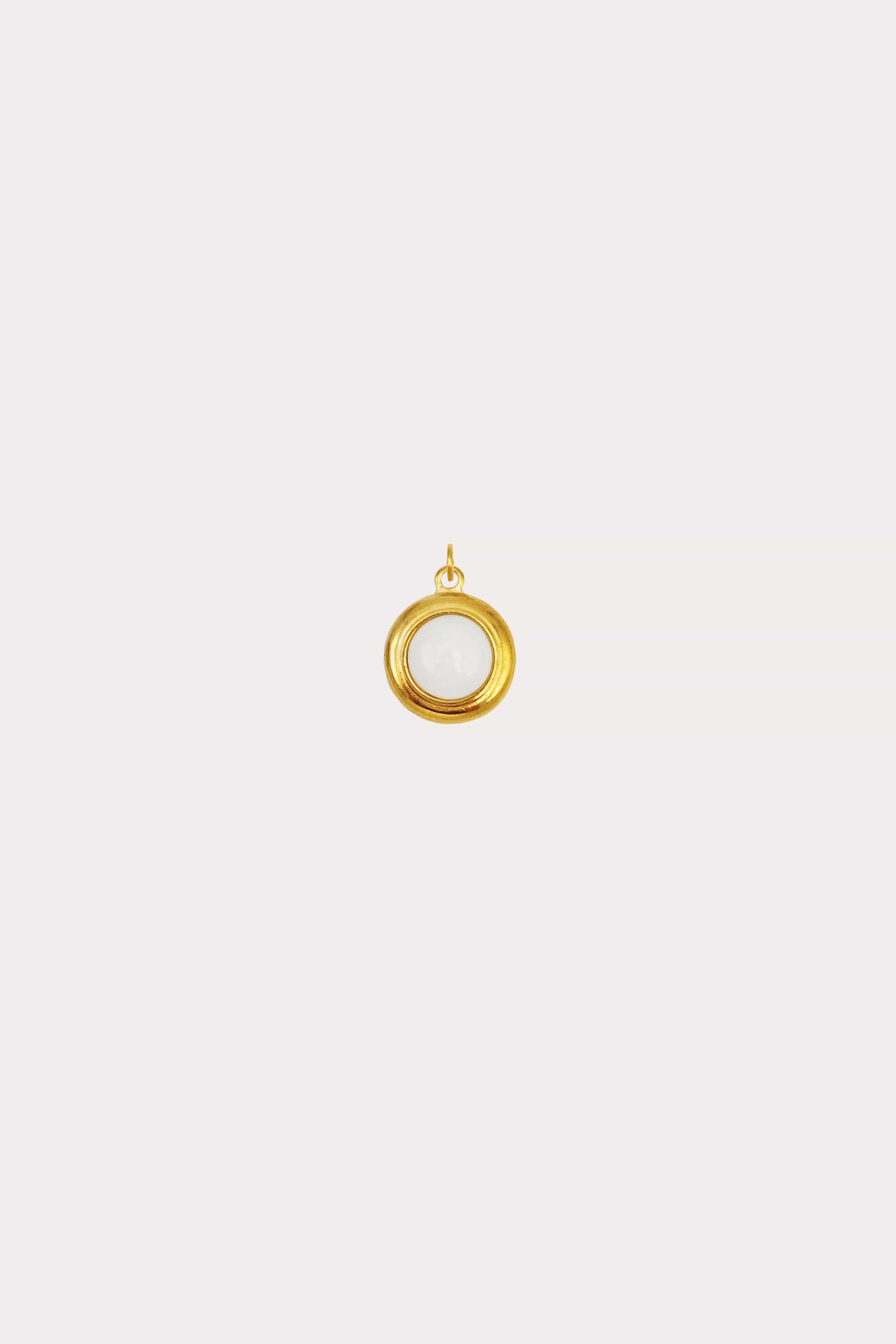 Stone Disc Charm