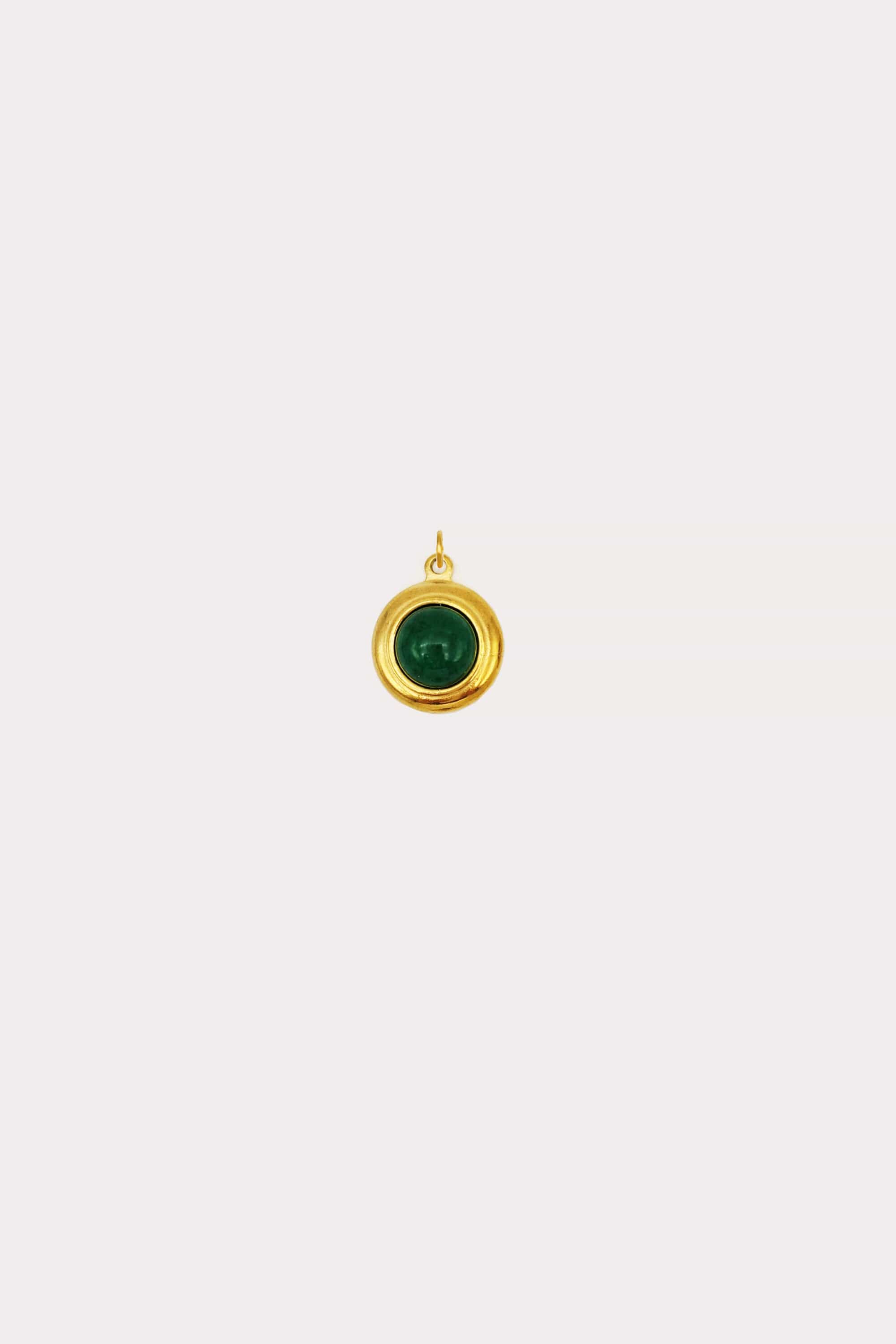 Stone Disc Charm
