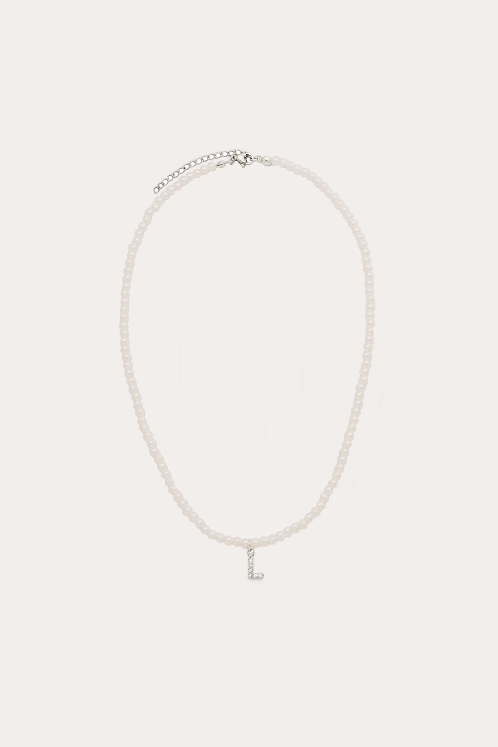 Initial Pearl Necklace