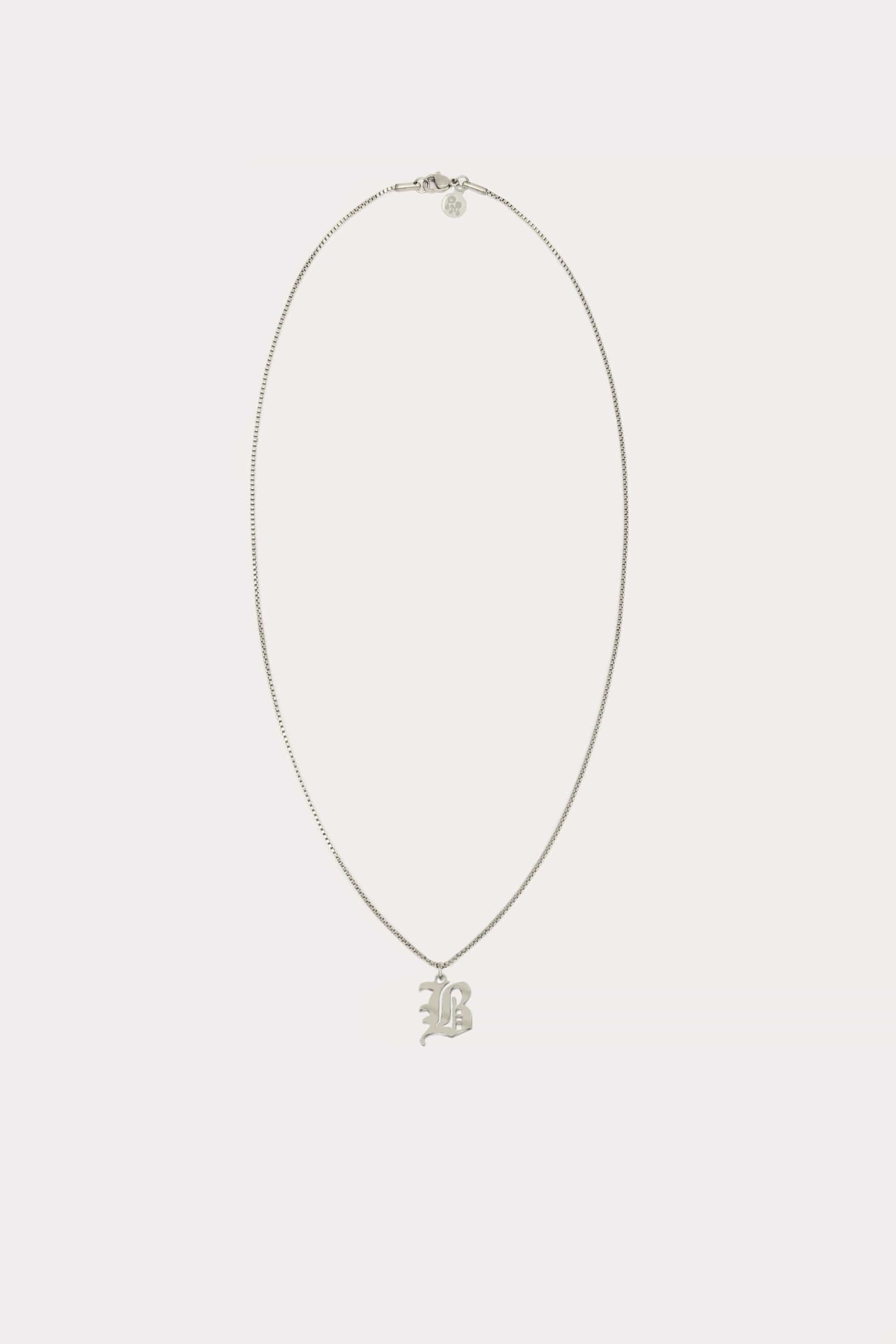 Old English Initial Necklace