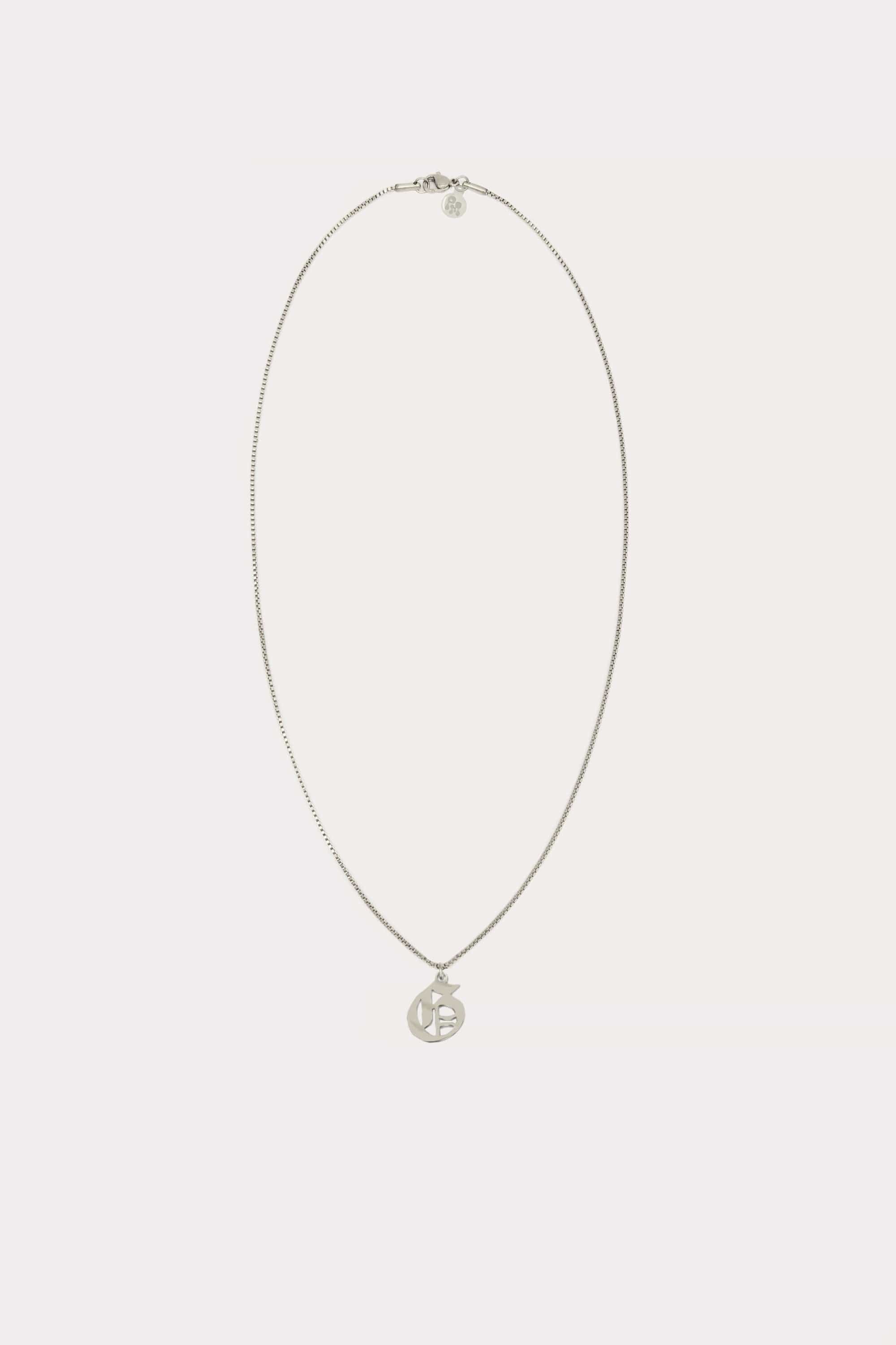 Old English Initial Necklace