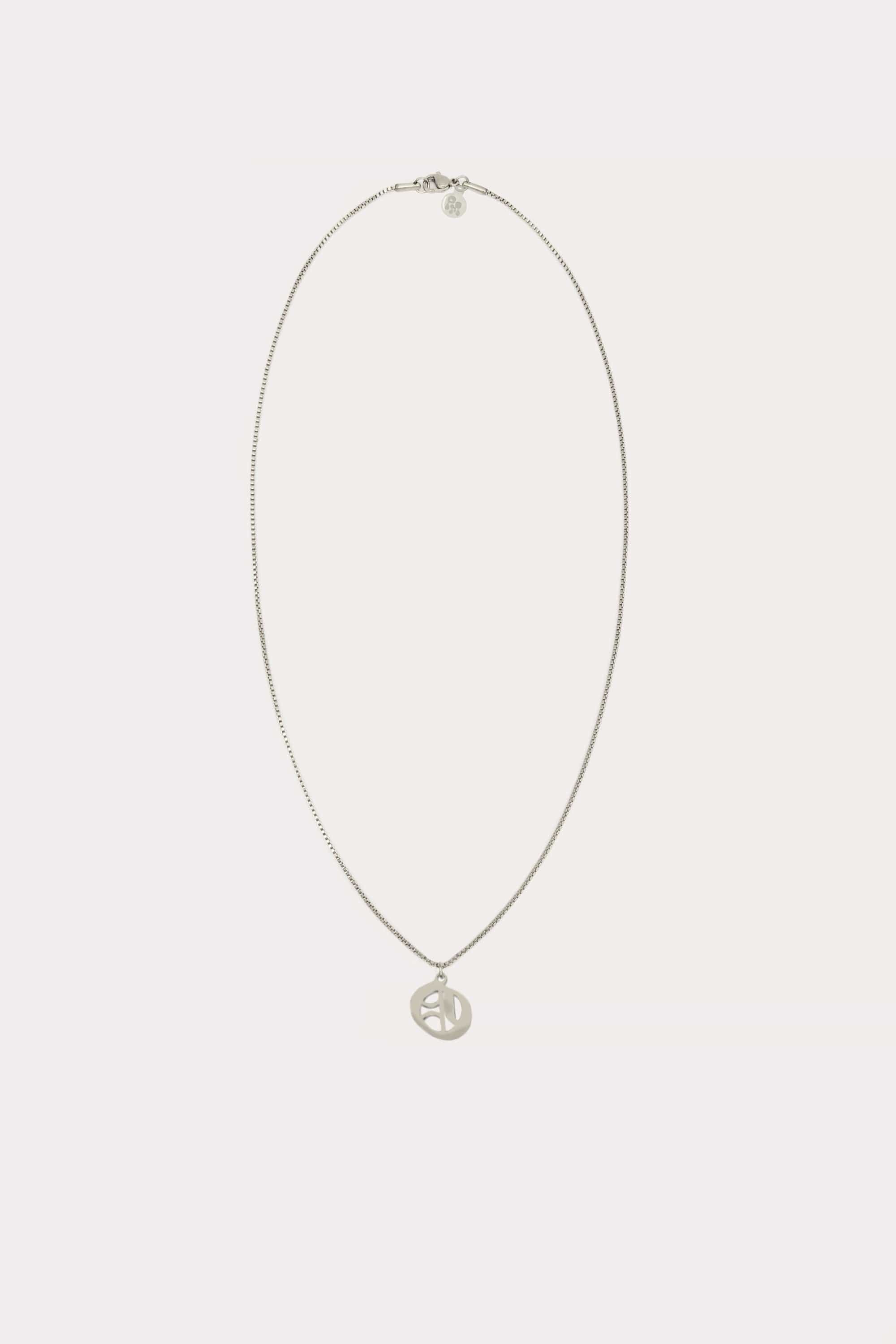 Old English Initial Necklace