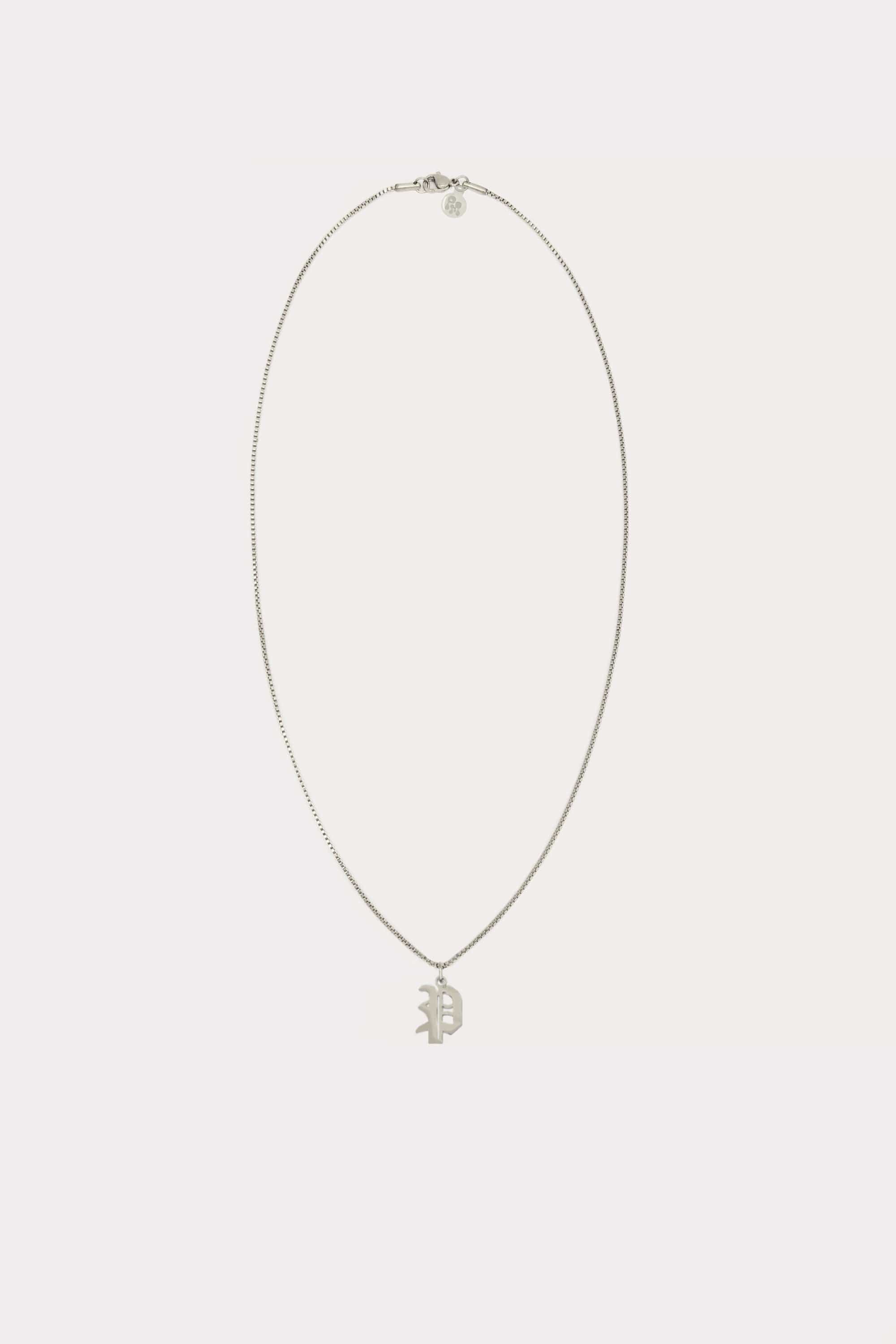 Old English Initial Necklace