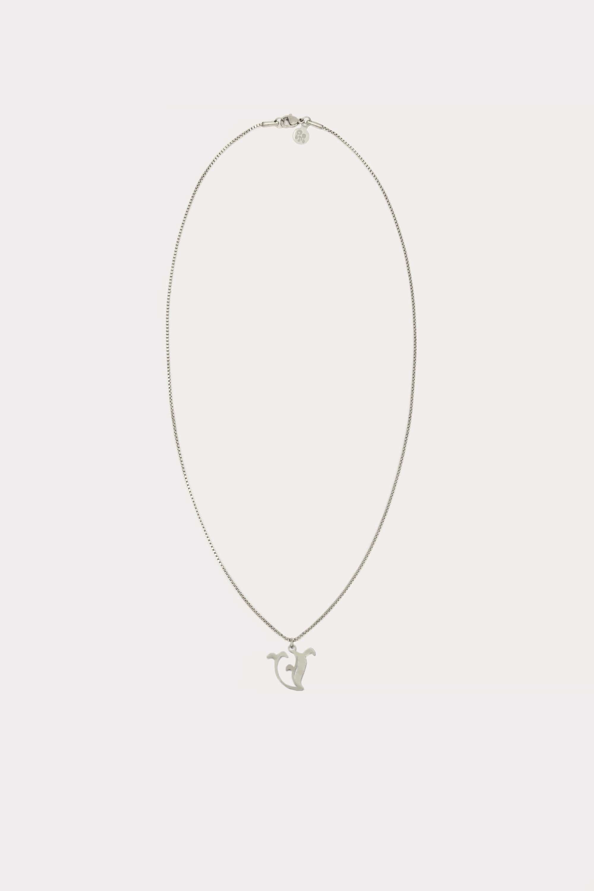 Old English Initial Necklace