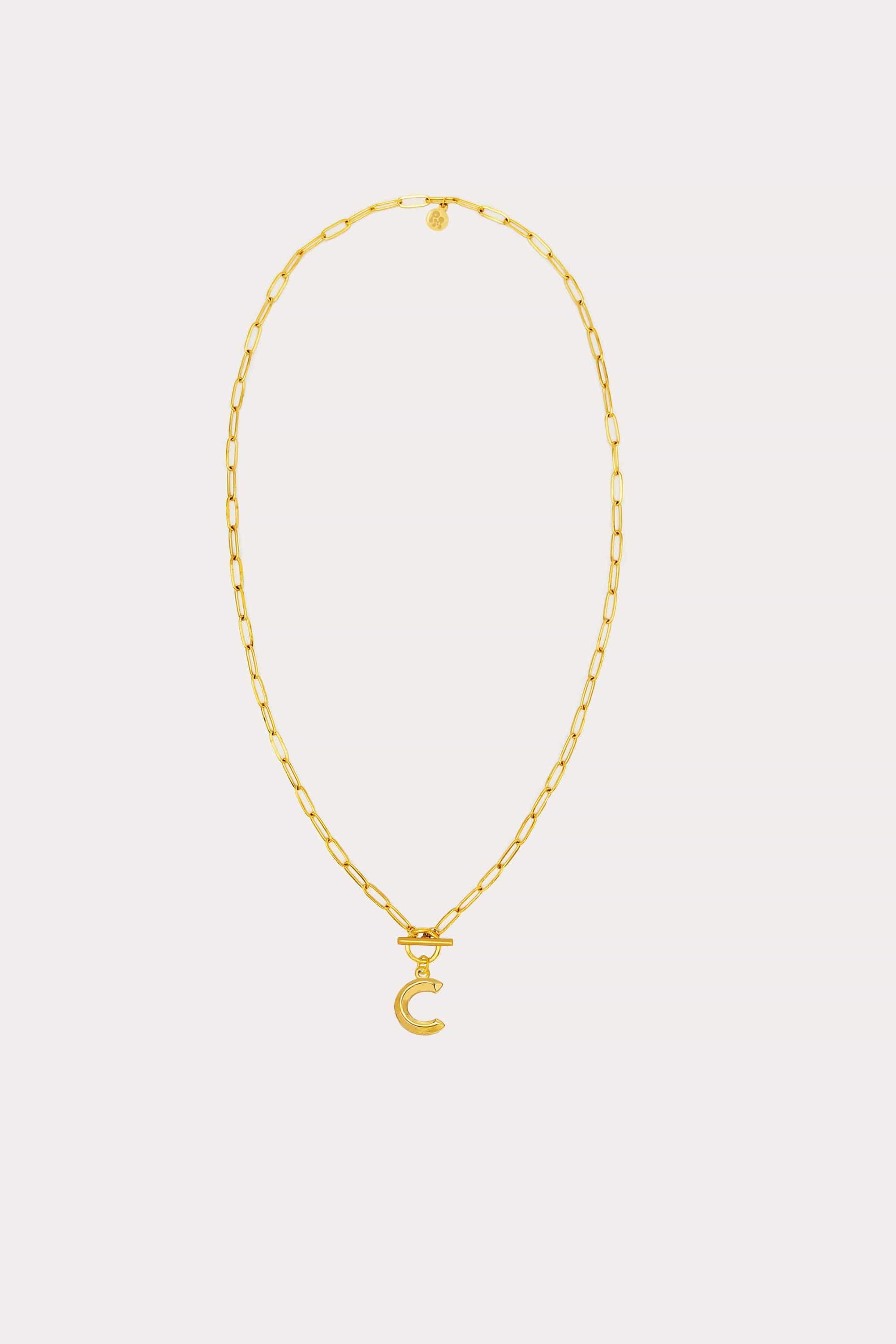 Paperclip Initial Necklace