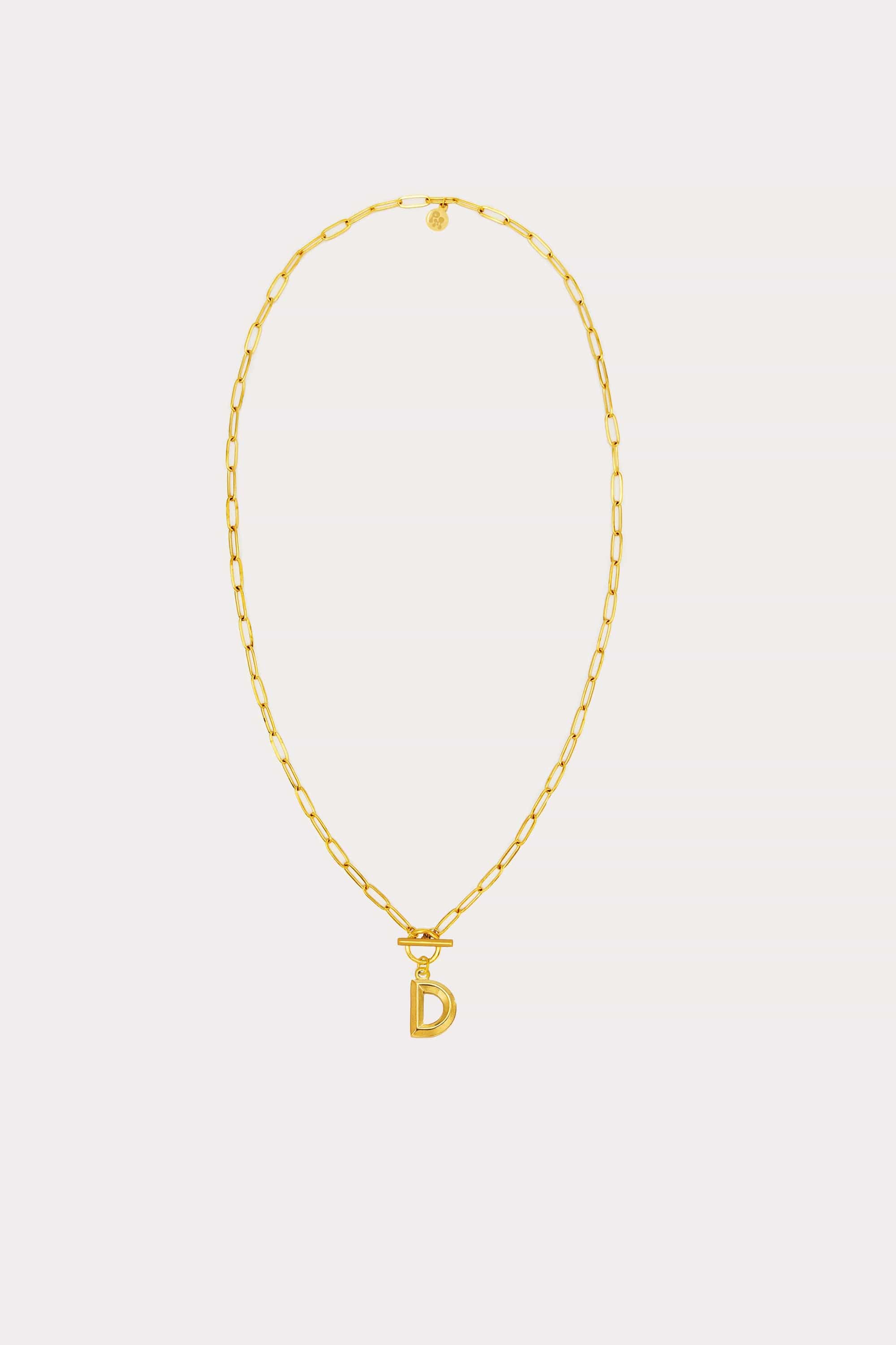 Paperclip Initial Necklace