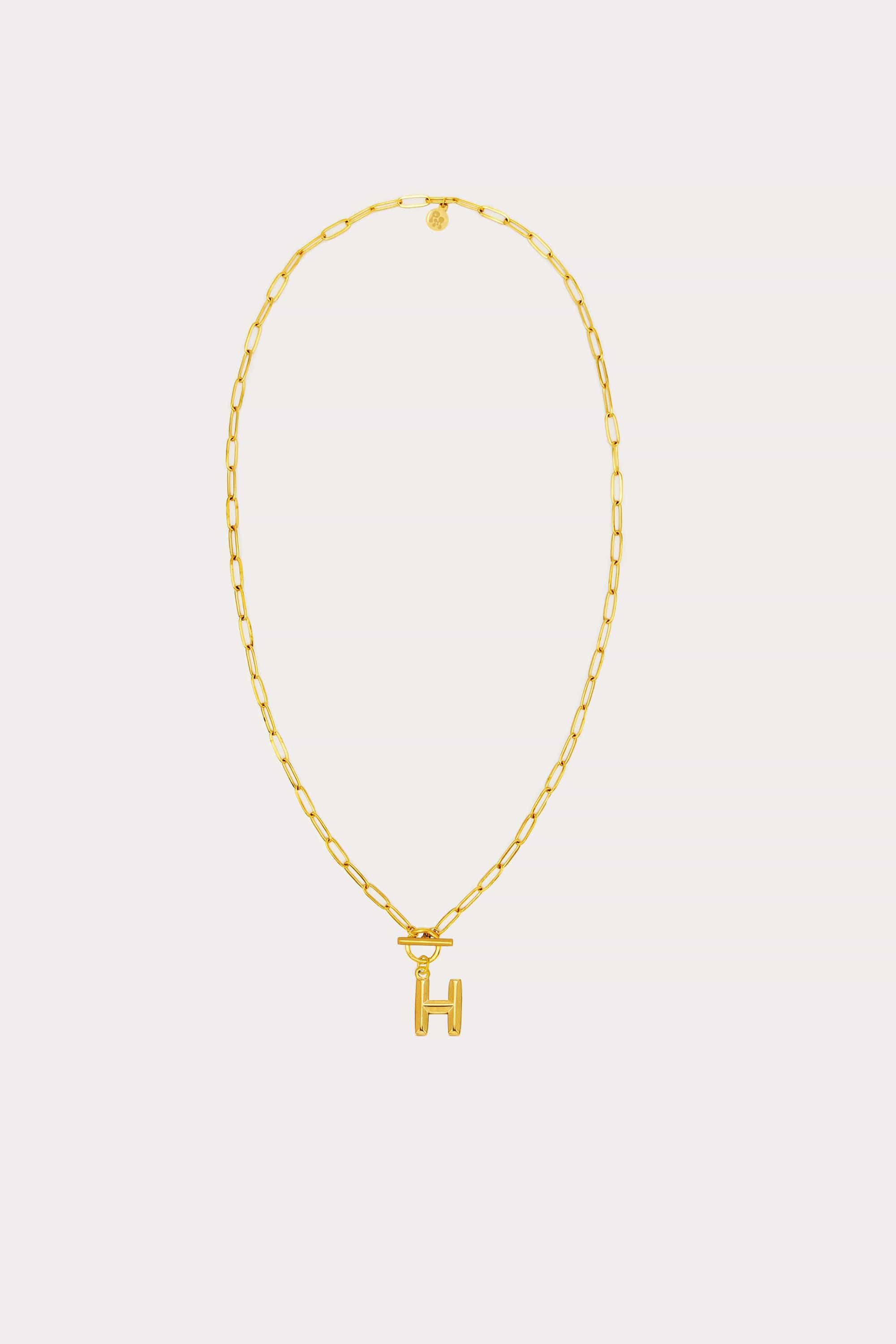 Paperclip Initial Necklace