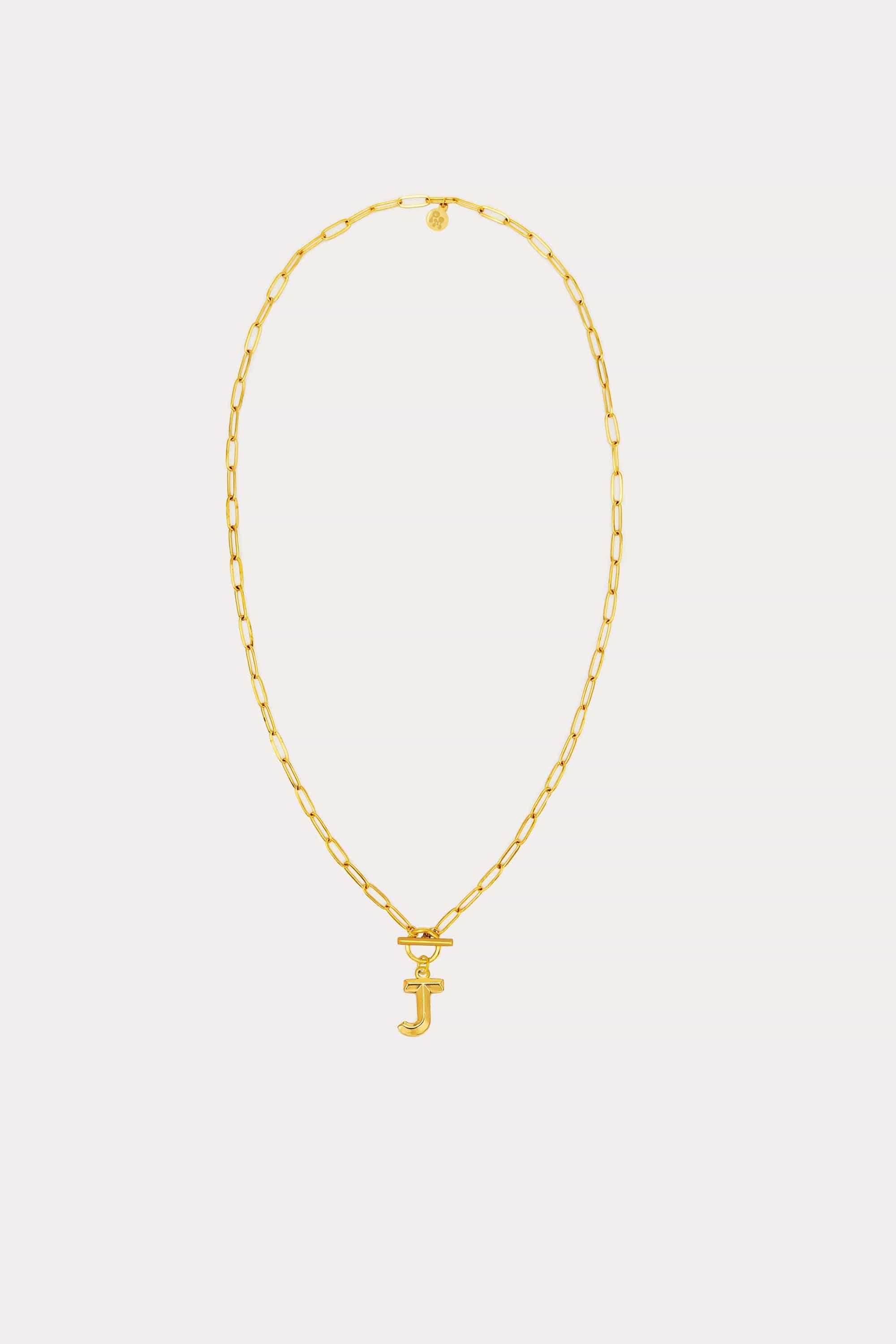 Paperclip Initial Necklace