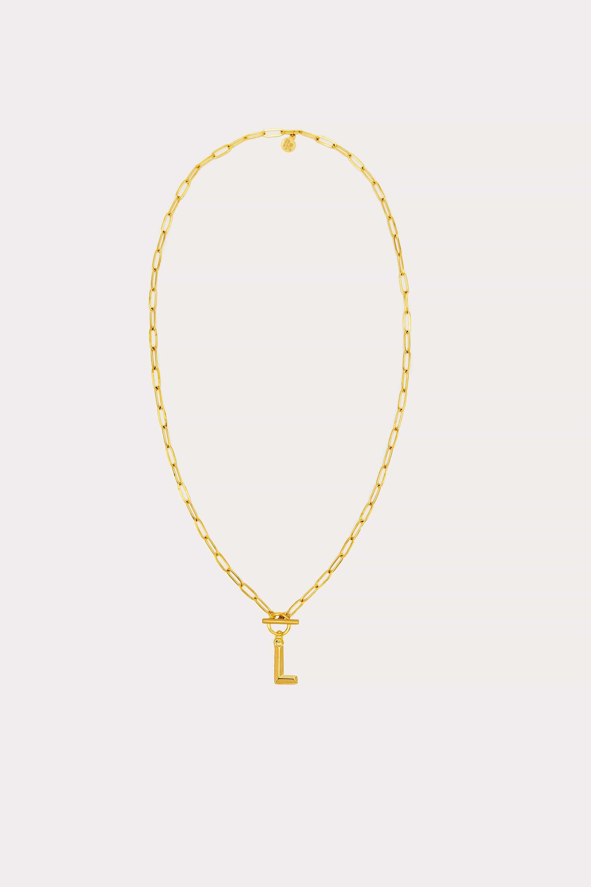 Paperclip Initial Necklace