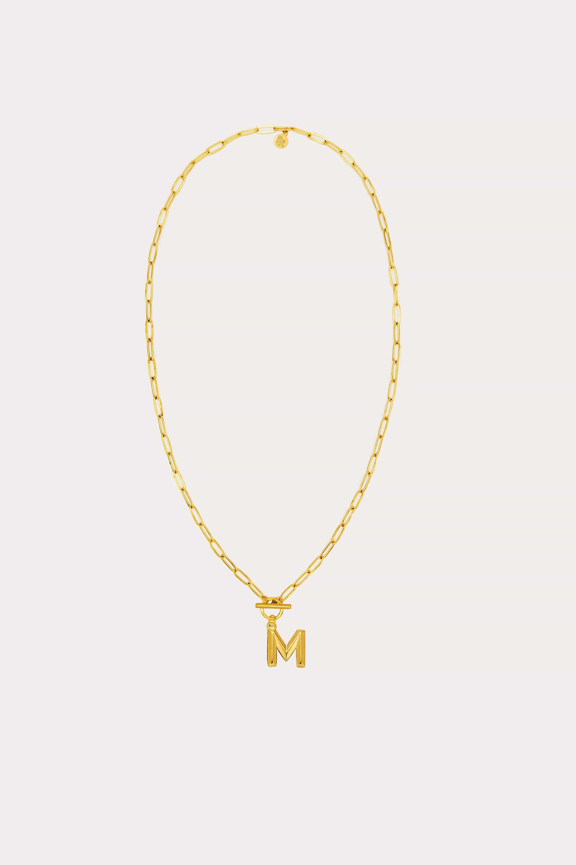 Paperclip Initial Necklace