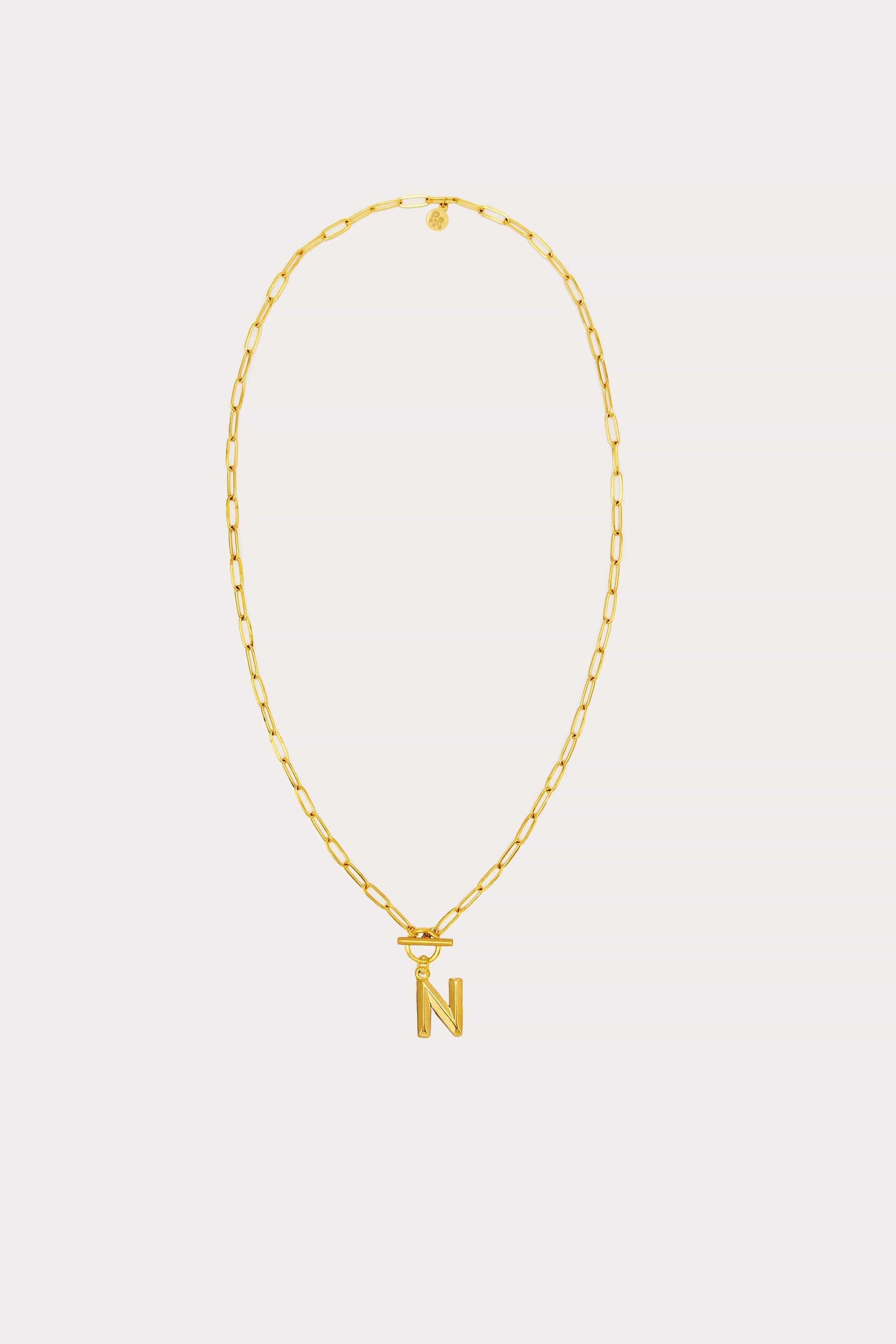 Paperclip Initial Necklace