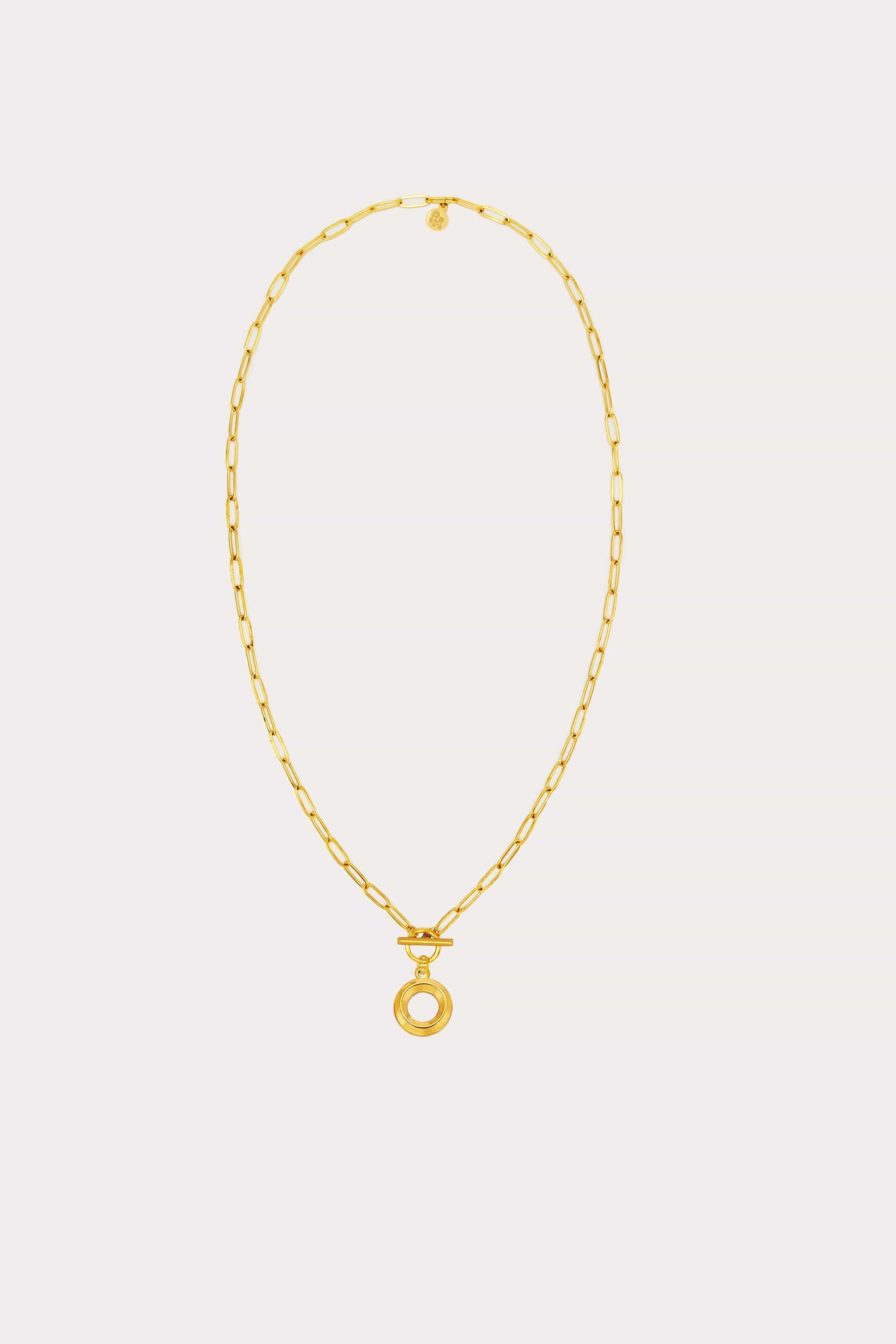 Paperclip Initial Necklace