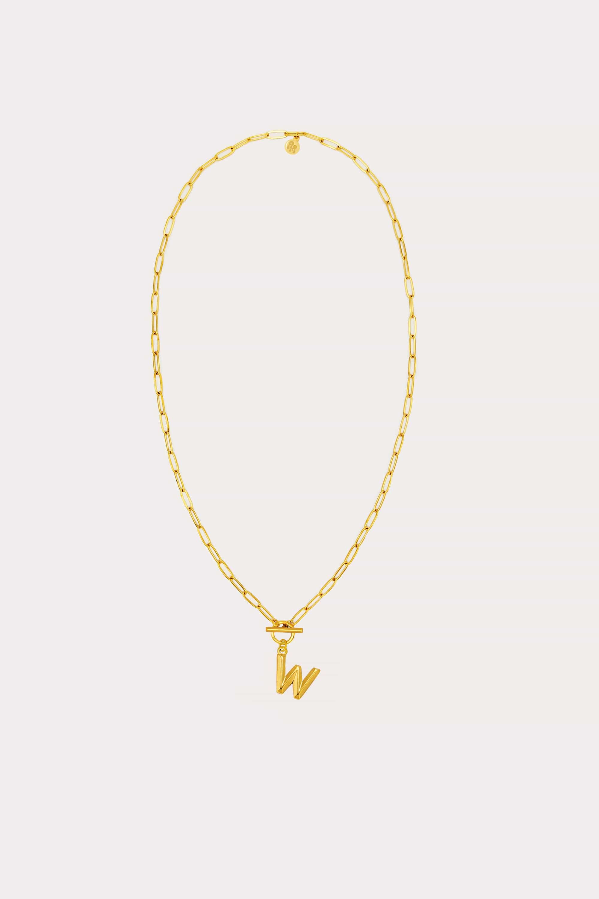 Paperclip Initial Necklace