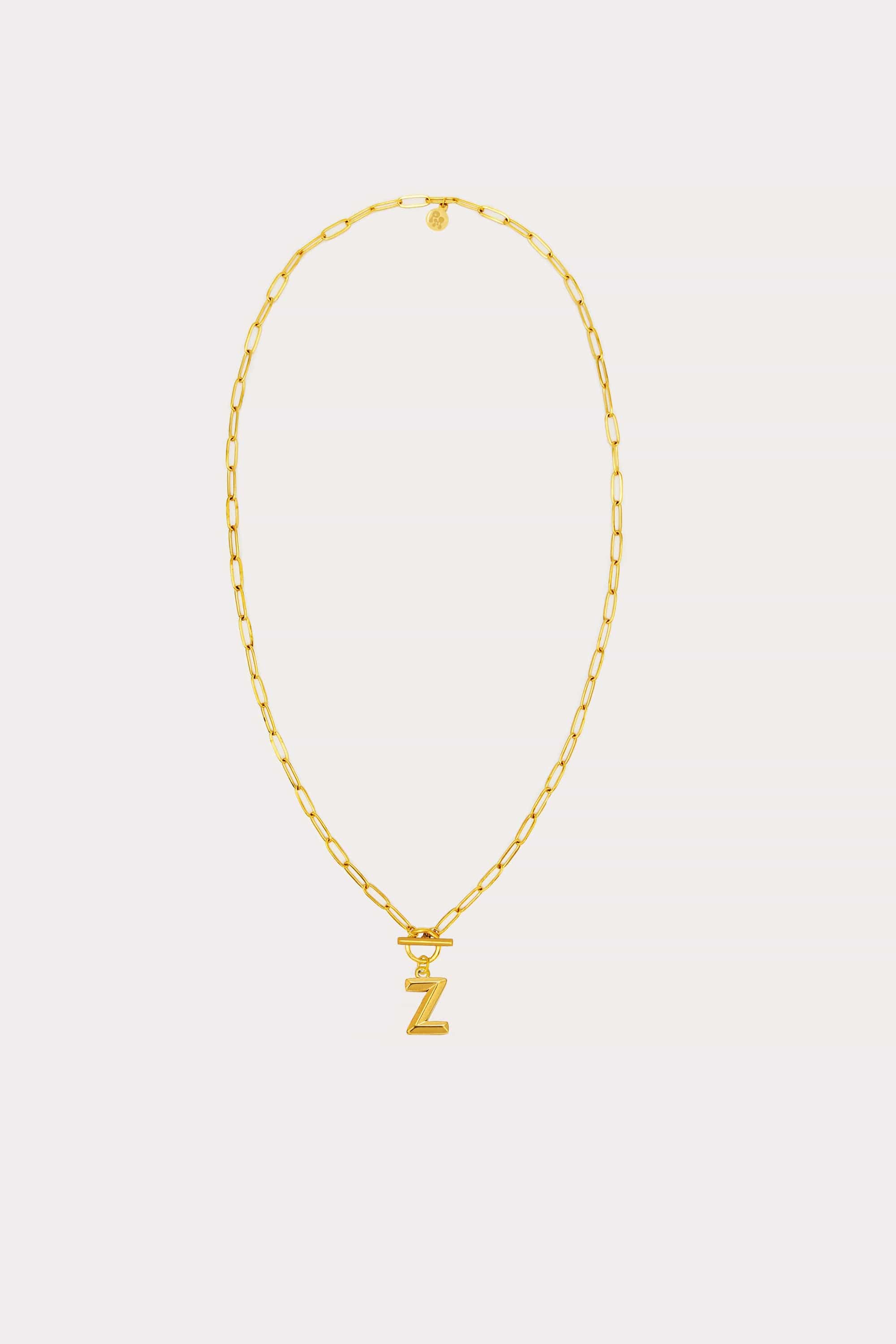 Paperclip Initial Necklace