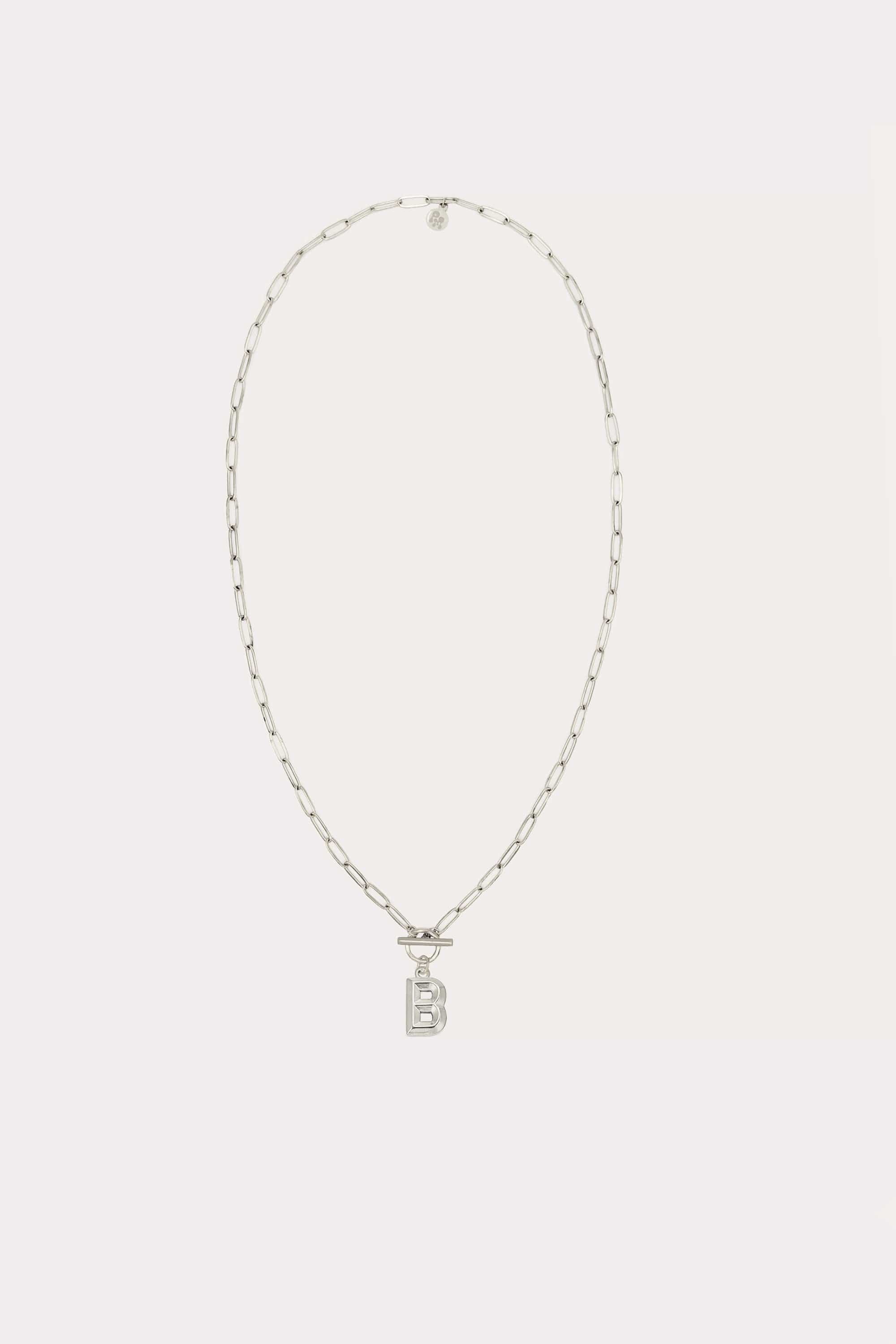 Paperclip Initial Necklace